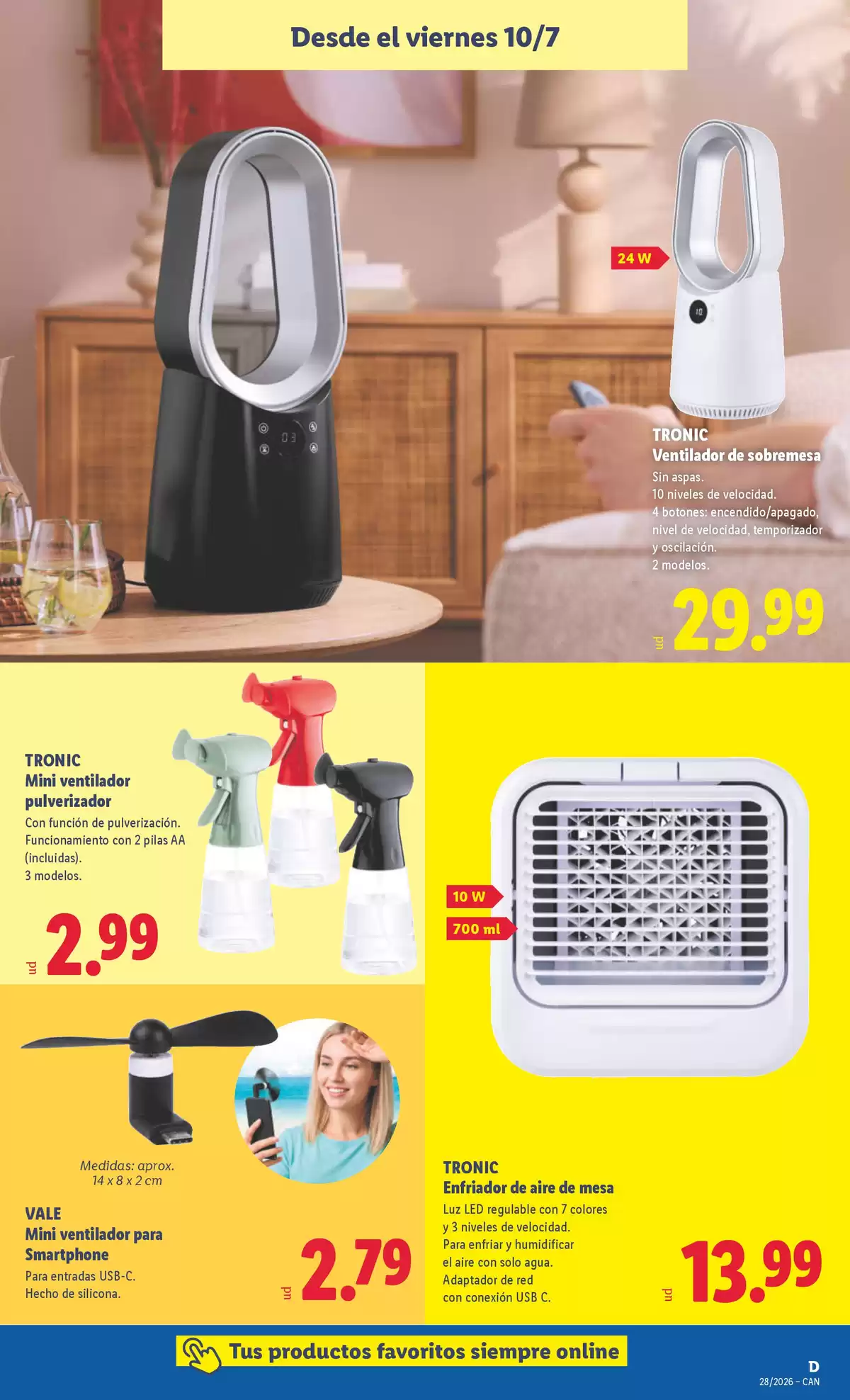 Ofertas de Lidl España de 6 a 12 julio 2026 Ofertas de bazar - Lidl - España - 6 julio 2026 – 12 julio 2026 - Página 33
