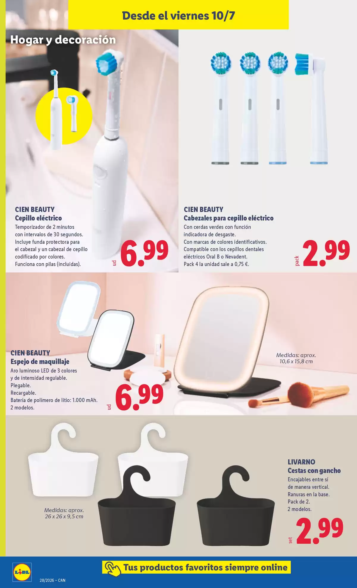 Ofertas de Lidl España de 6 a 12 julio 2026 Ofertas de bazar - Lidl - España - 6 julio 2026 – 12 julio 2026 - Página 28