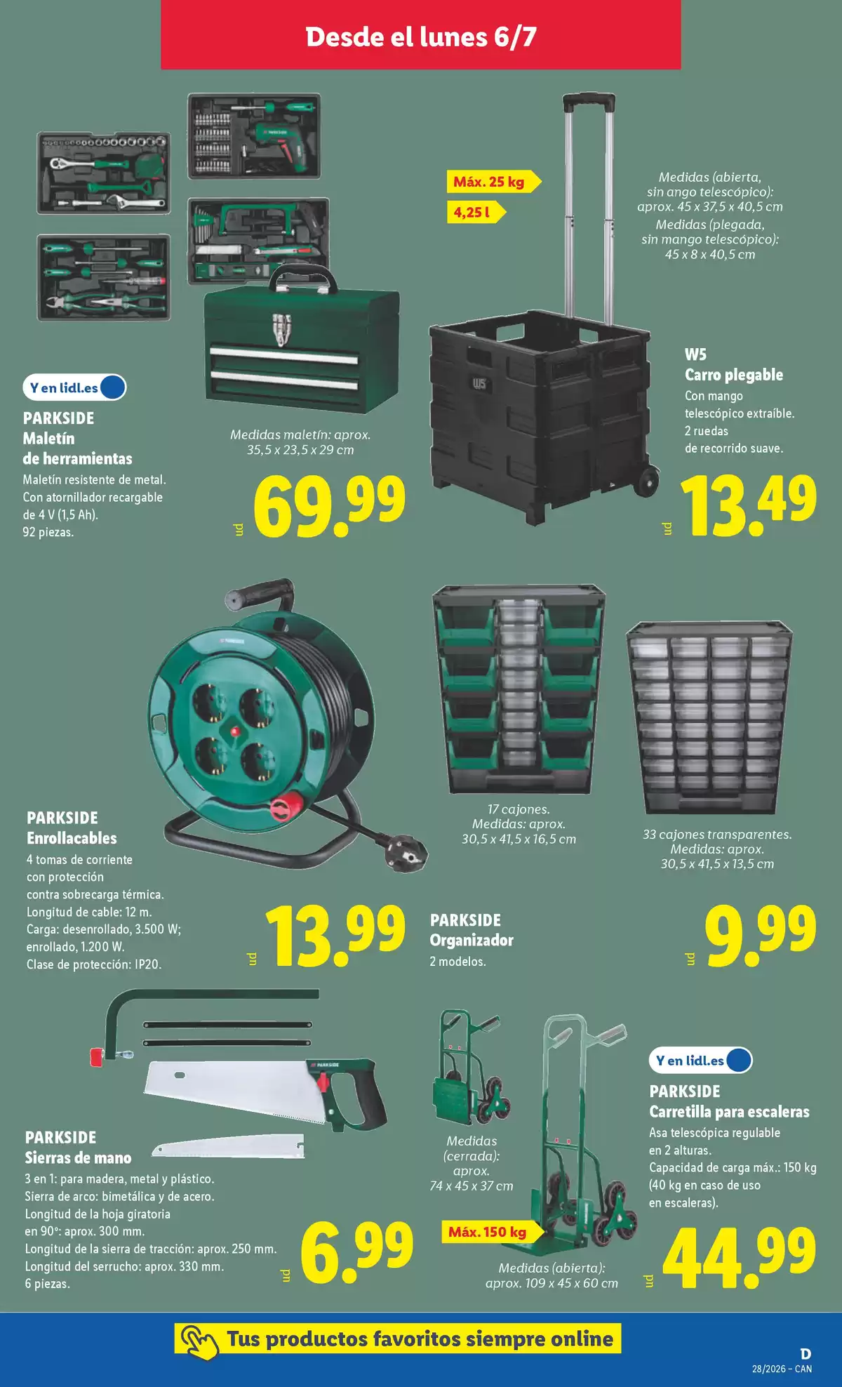 Ofertas de Lidl España de 6 a 12 julio 2026 Ofertas de bazar - Lidl - España - 6 julio 2026 – 12 julio 2026 - Página 11