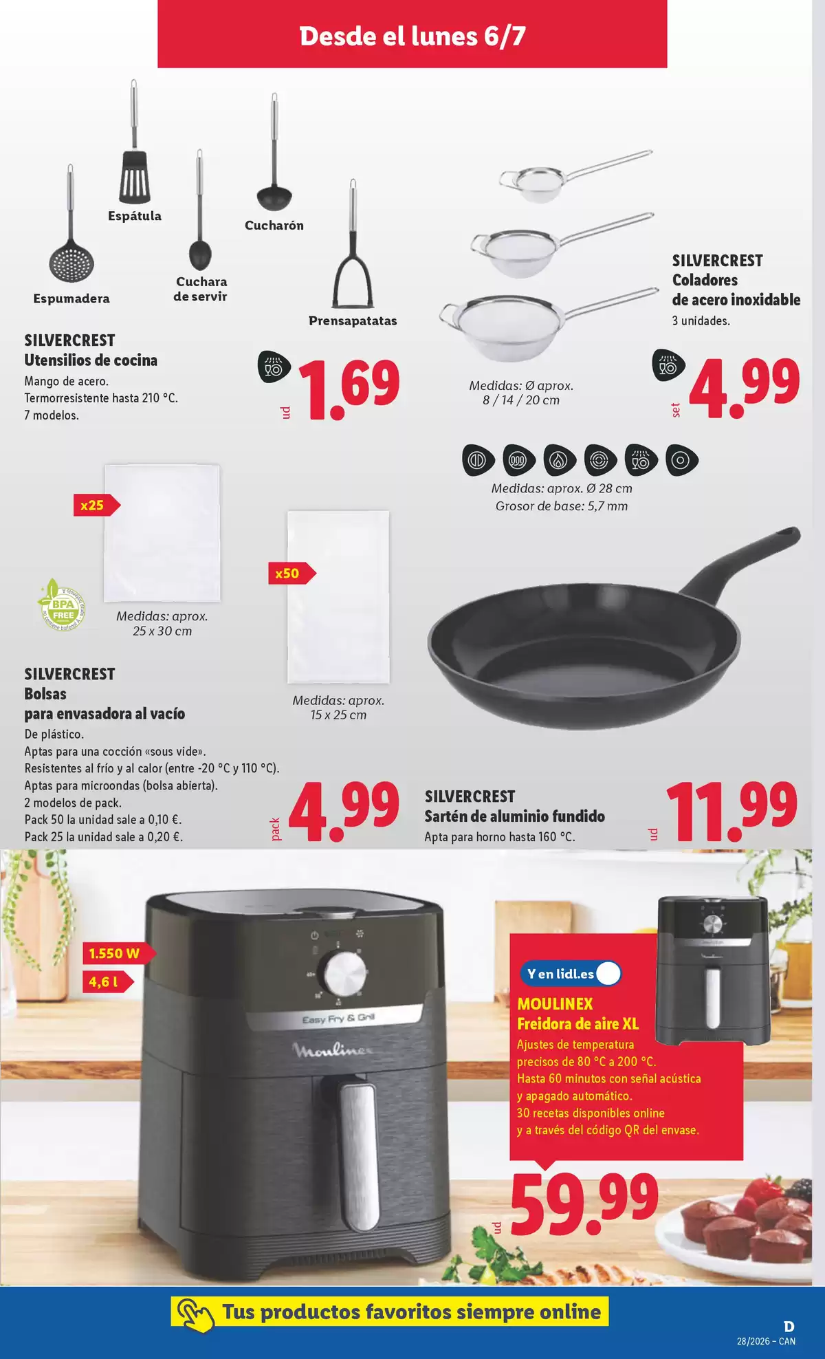 Ofertas de Lidl España de 6 a 12 julio 2026 Ofertas de bazar - Lidl - España - 6 julio 2026 – 12 julio 2026 - Página 15