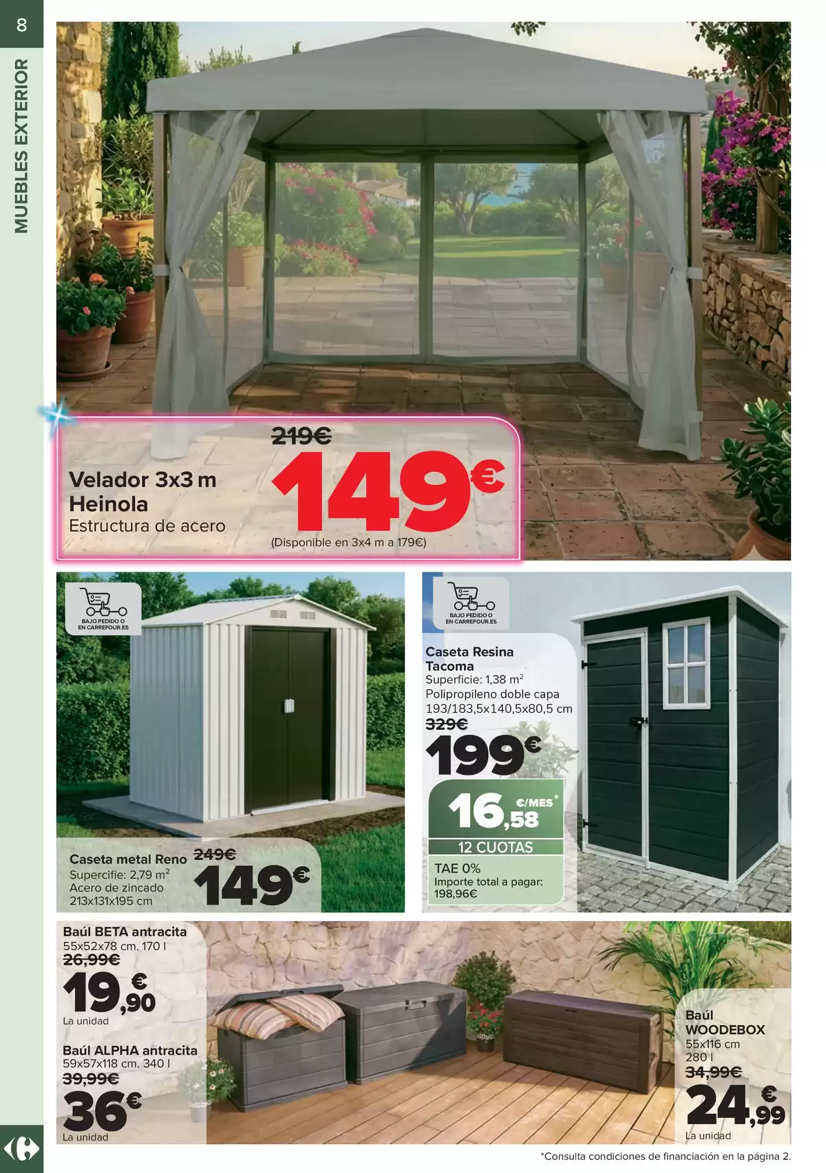 Carrefour Spain offers from 19 June to 8 July 2026 Terrace and garden - Carrefour - Spain - 19 June 2026 – 8 July 2026 - Page 8