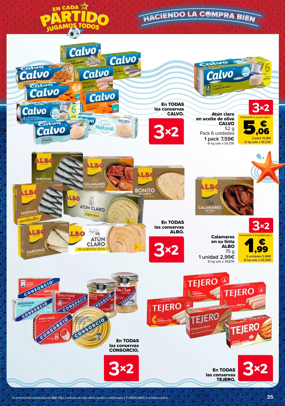 Carrefour Spain offers from 25 June to 13 July 2026 3 for 2 on more than 5,000 products - Carrefour - Spain - 25 June 2026 – 13 July 2026 - Page 35