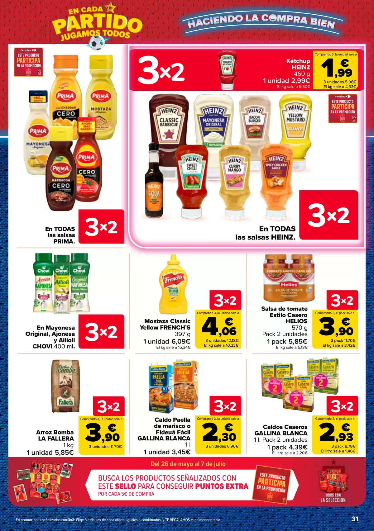 Carrefour Spain offers from 25 June to 13 July 2026 3 for 2 on more than 5,000 products - Carrefour - Spain - 25 June 2026 – 13 July 2026 - Page 31