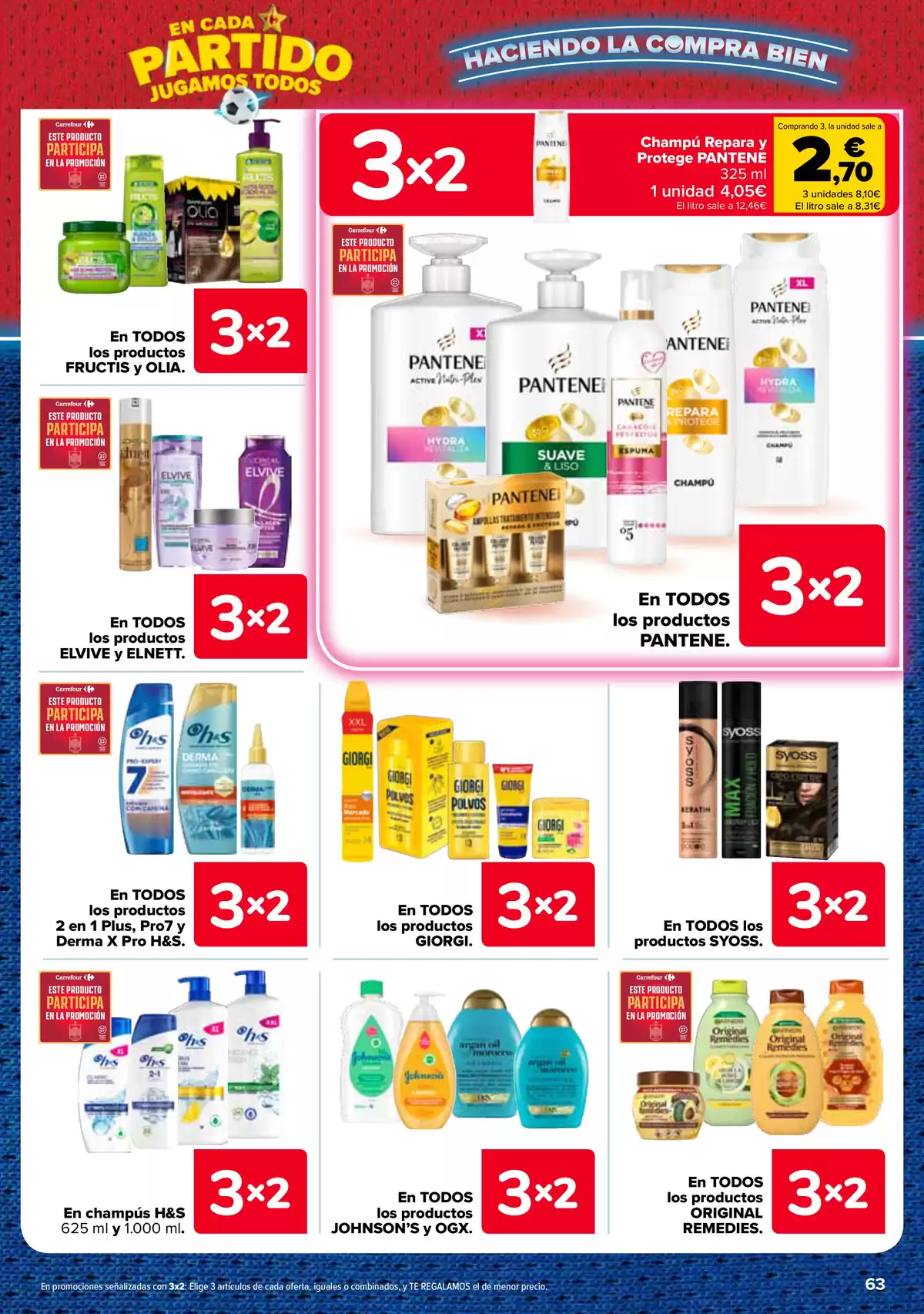 Carrefour Spain offers from 25 June to 13 July 2026 3 for 2 on more than 5,000 products - Carrefour - Spain - 25 June 2026 – 13 July 2026 - Page 63