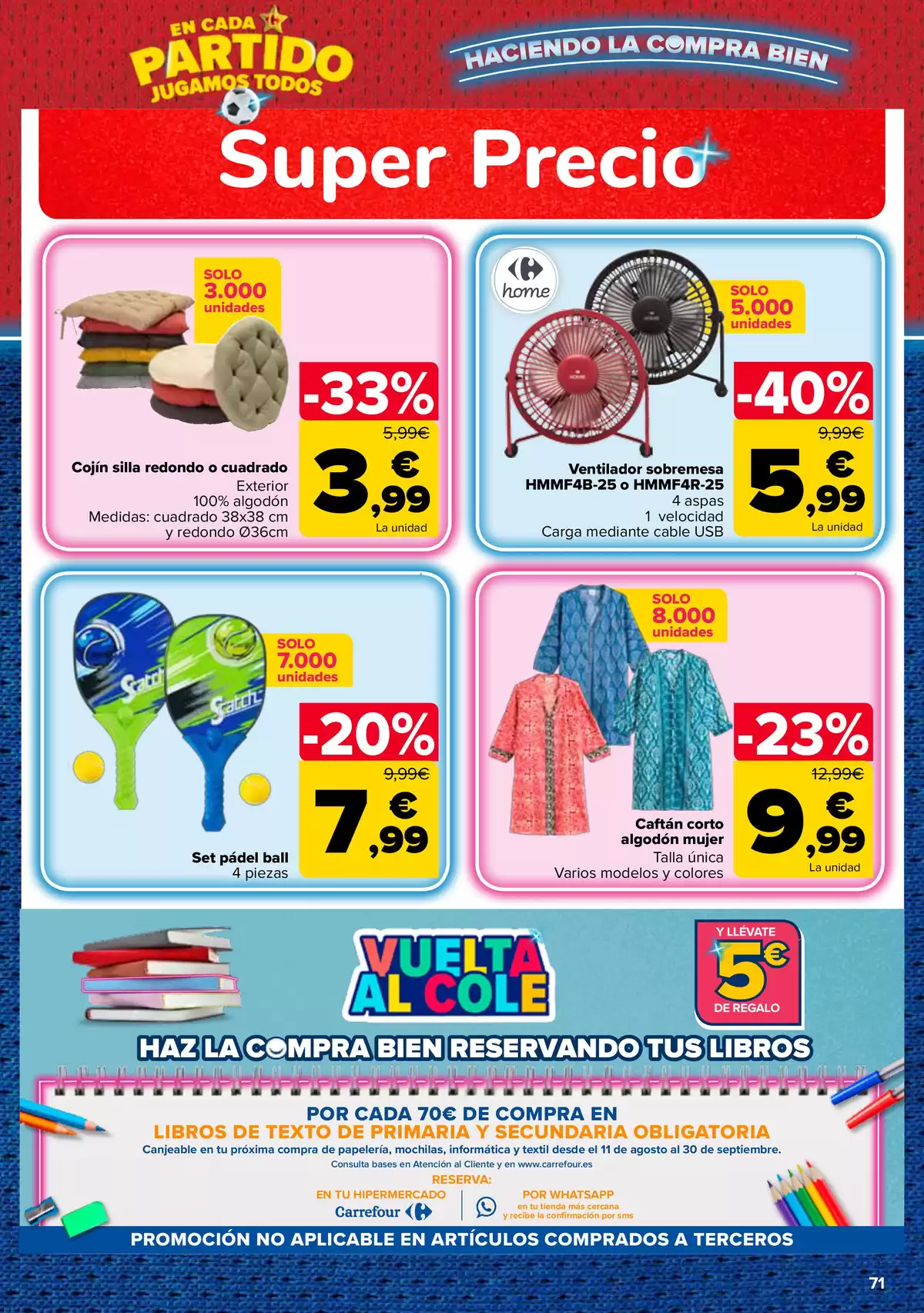 Carrefour Spain offers from 25 June to 13 July 2026 3 for 2 on more than 5,000 products - Carrefour - Spain - 25 June 2026 – 13 July 2026 - Page 71