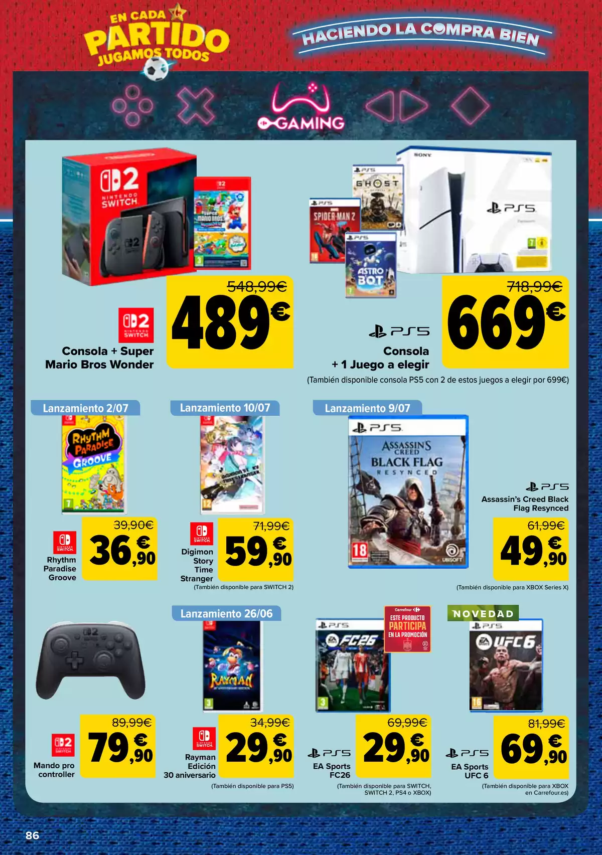 Carrefour Spain offers from 25 June to 13 July 2026 3 for 2 on more than 5,000 products - Carrefour - Spain - 25 June 2026 – 13 July 2026 - Page 86
