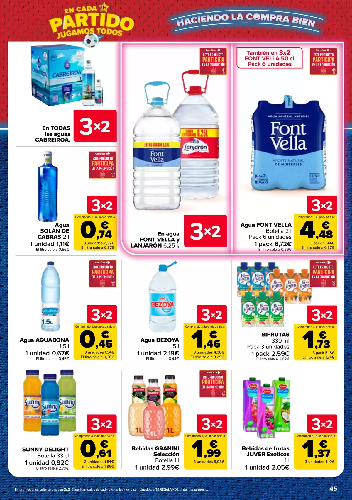 Carrefour Spain offers from 25 June to 13 July 2026 3 for 2 on more than 5,000 products - Carrefour - Spain - 25 June 2026 – 13 July 2026 - Page 45