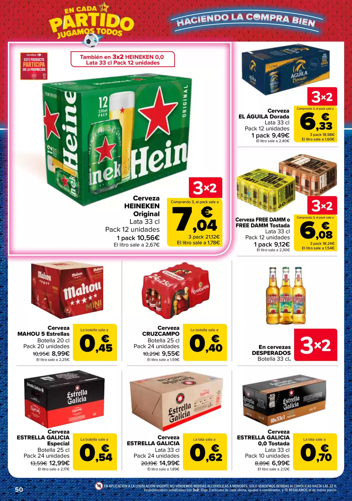 Carrefour Spain offers from 25 June to 13 July 2026 3 for 2 on more than 5,000 products - Carrefour - Spain - 25 June 2026 – 13 July 2026 - Page 50