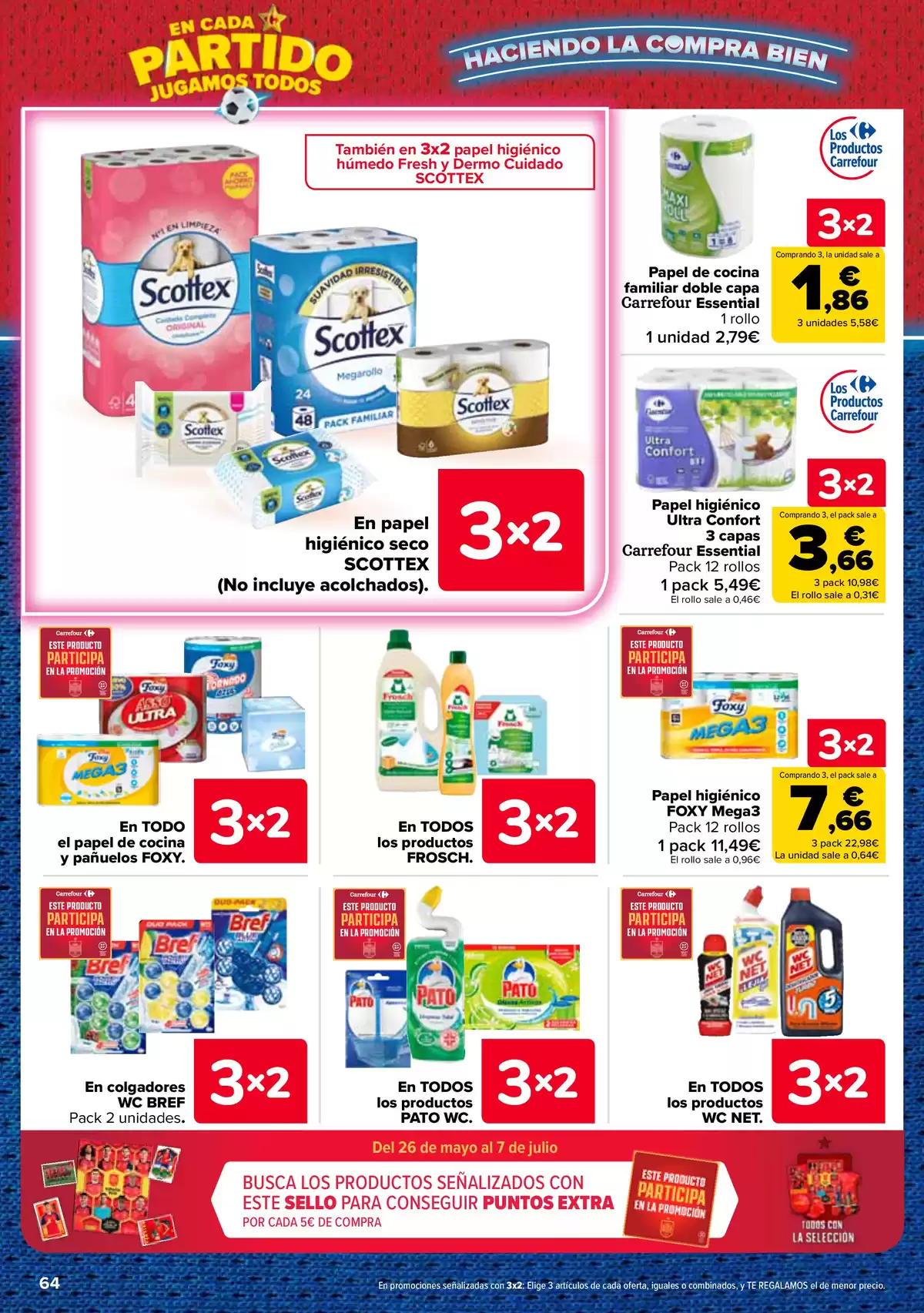 Carrefour Spain offers from 25 June to 13 July 2026 3 for 2 on more than 5,000 products - Carrefour - Spain - 25 June 2026 – 13 July 2026 - Page 64