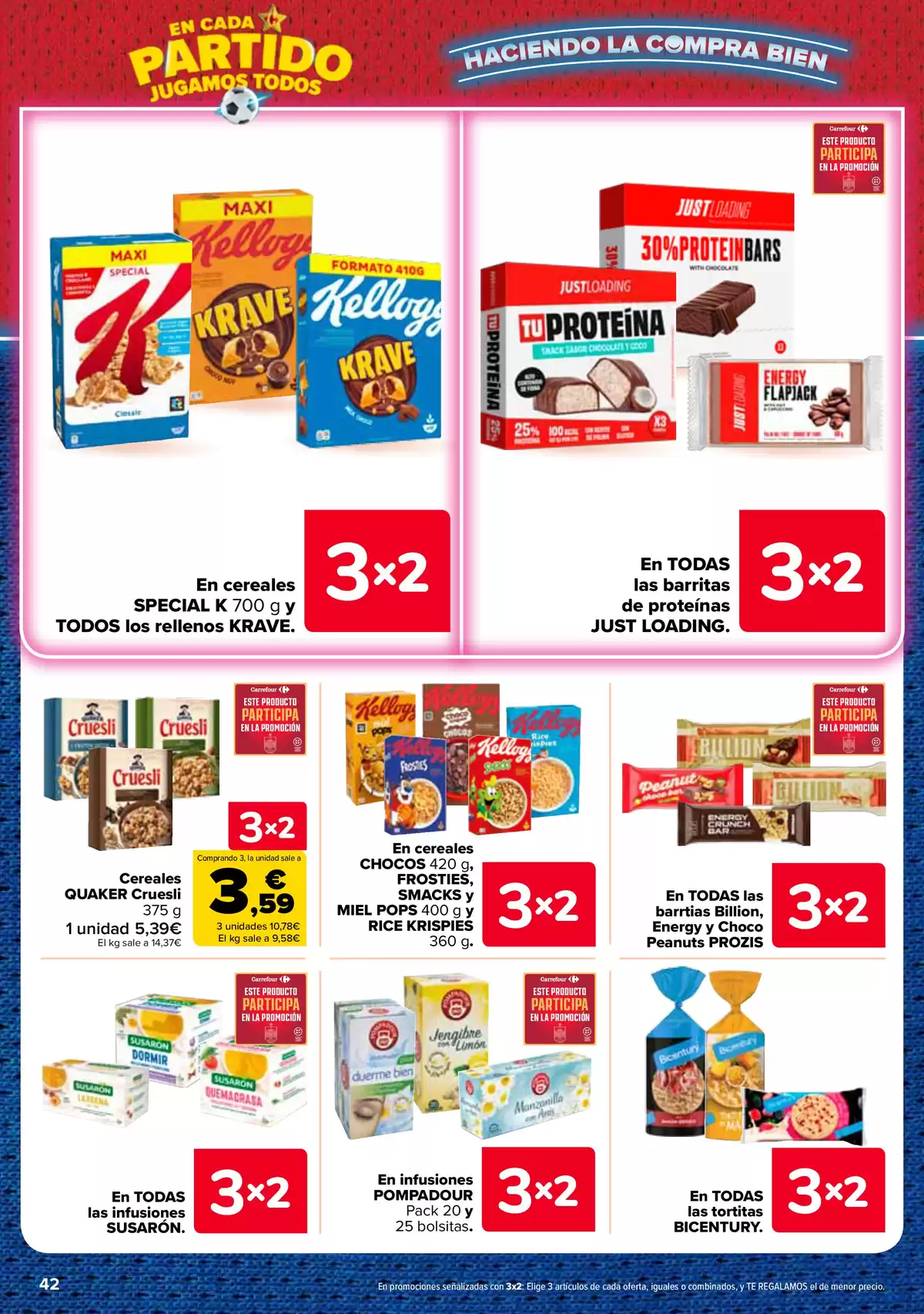 Carrefour Spain offers from 25 June to 13 July 2026 3 for 2 on more than 5,000 products - Carrefour - Spain - 25 June 2026 – 13 July 2026 - Page 42