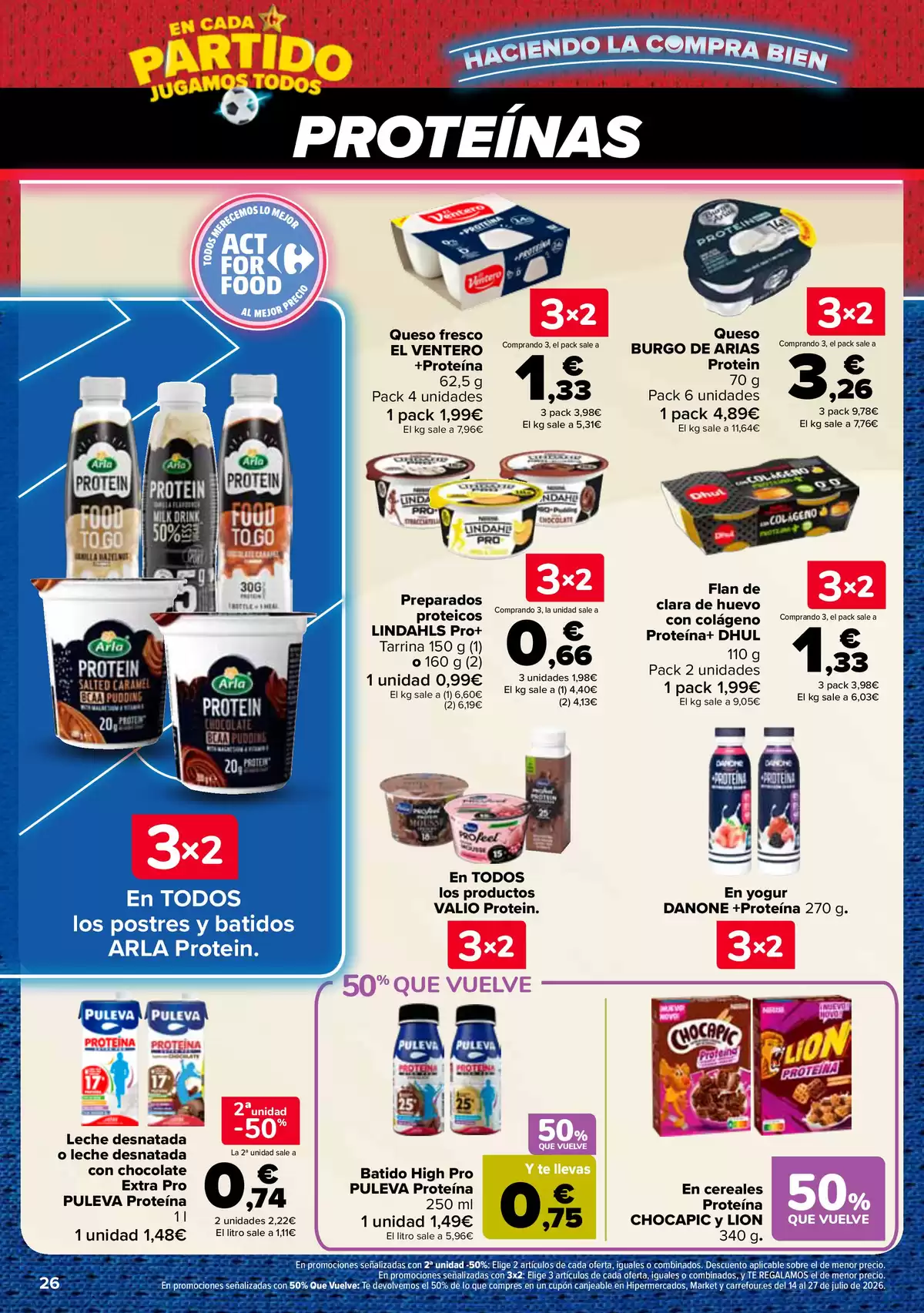 Carrefour Spain offers from 25 June to 13 July 2026 3 for 2 on more than 5,000 products - Carrefour - Spain - 25 June 2026 – 13 July 2026 - Page 26
