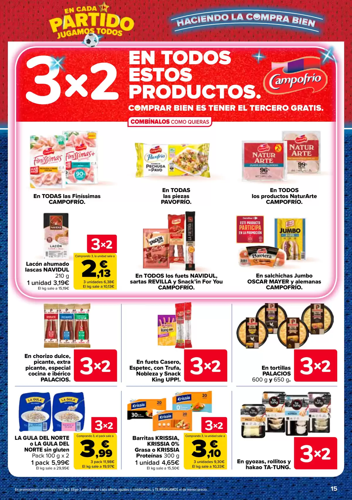 Carrefour Spain offers from 25 June to 13 July 2026 3 for 2 on more than 5,000 products - Carrefour - Spain - 25 June 2026 – 13 July 2026 - Page 15