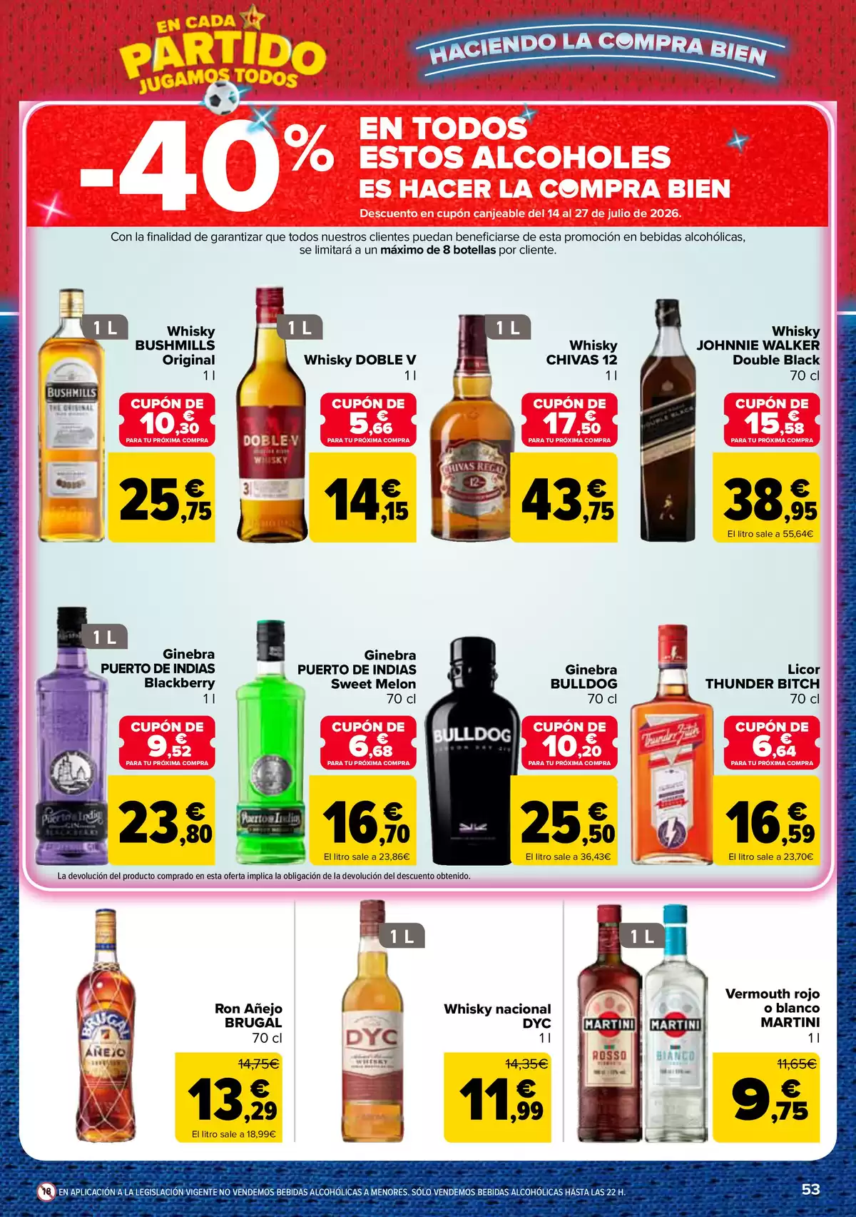 Carrefour Spain offers from 25 June to 13 July 2026 3 for 2 on more than 5,000 products - Carrefour - Spain - 25 June 2026 – 13 July 2026 - Page 53