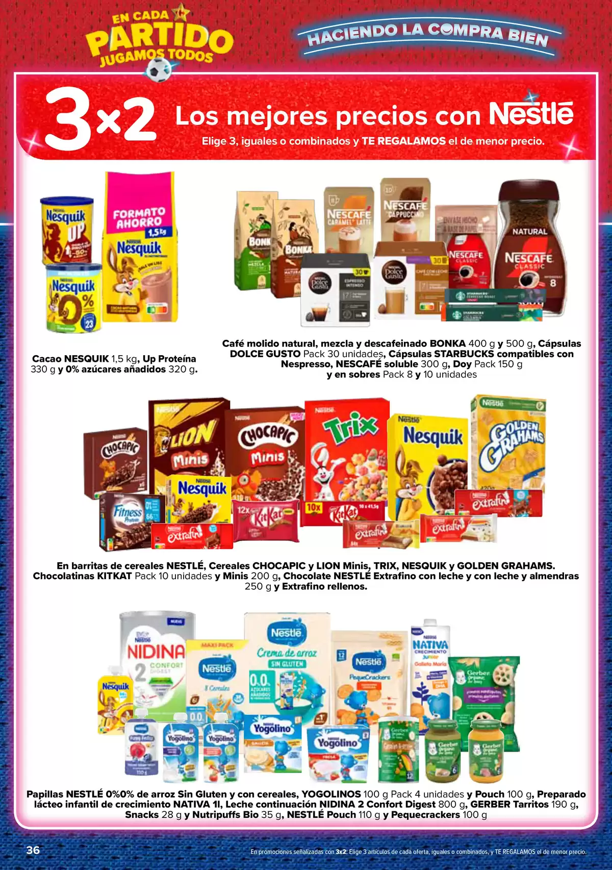 Carrefour Spain offers from 25 June to 13 July 2026 3 for 2 on more than 5,000 products - Carrefour - Spain - 25 June 2026 – 13 July 2026 - Page 36