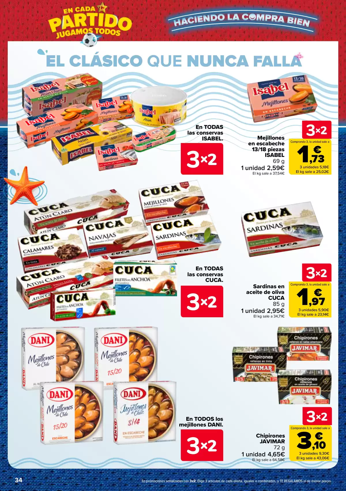 Carrefour Spain offers from 25 June to 13 July 2026 3 for 2 on more than 5,000 products - Carrefour - Spain - 25 June 2026 – 13 July 2026 - Page 34