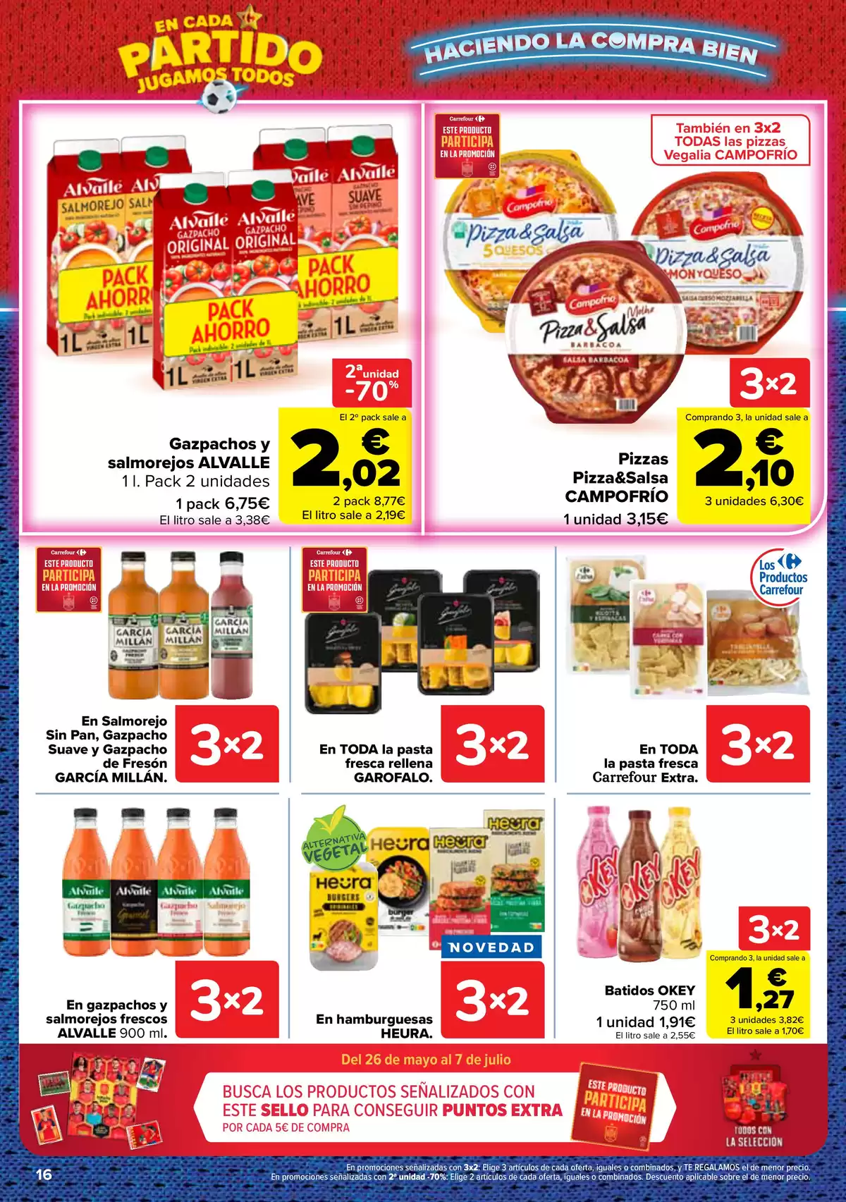 Carrefour Spain offers from 25 June to 13 July 2026 3 for 2 on more than 5,000 products - Carrefour - Spain - 25 June 2026 – 13 July 2026 - Page 16