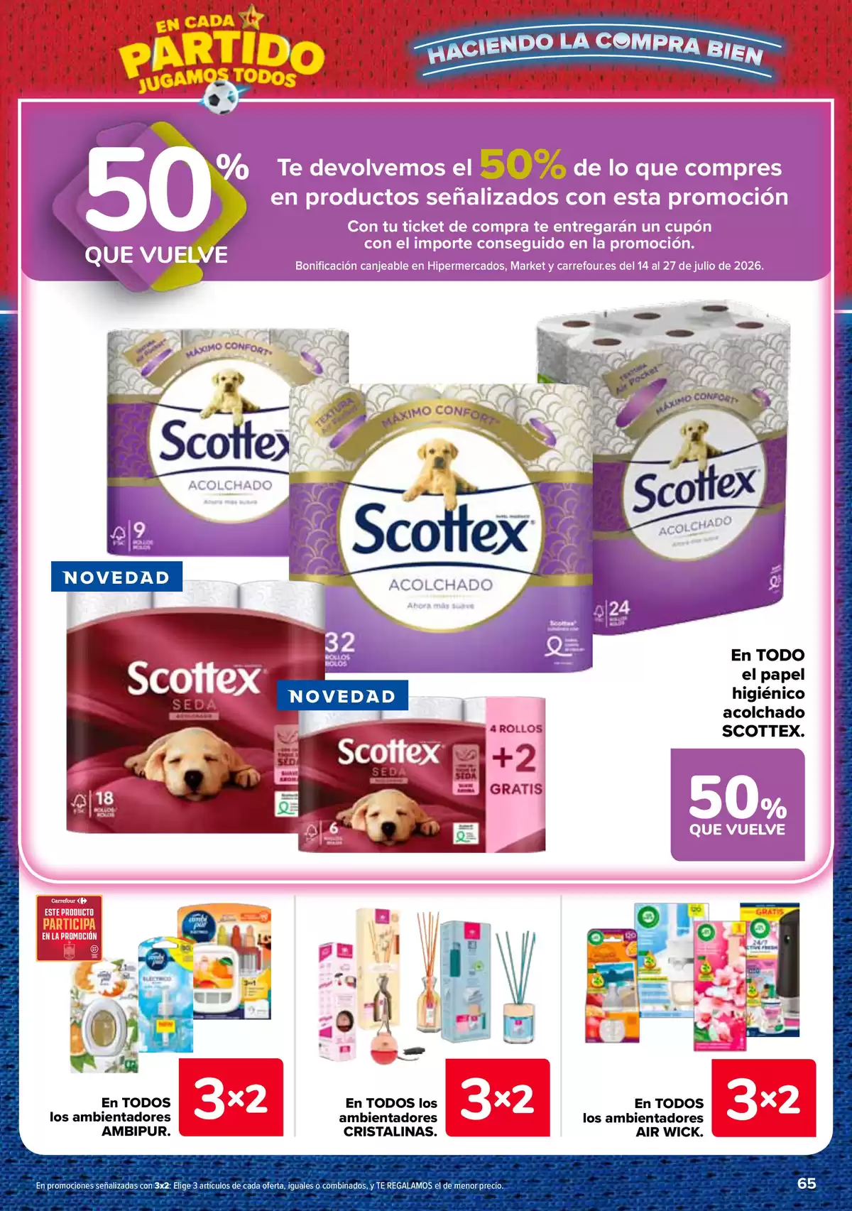 Carrefour Spain offers from 25 June to 13 July 2026 3 for 2 on more than 5,000 products - Carrefour - Spain - 25 June 2026 – 13 July 2026 - Page 65