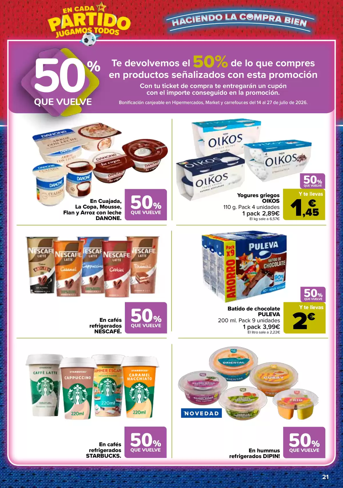 Carrefour Spain offers from 25 June to 13 July 2026 3 for 2 on more than 5,000 products - Carrefour - Spain - 25 June 2026 – 13 July 2026 - Page 21