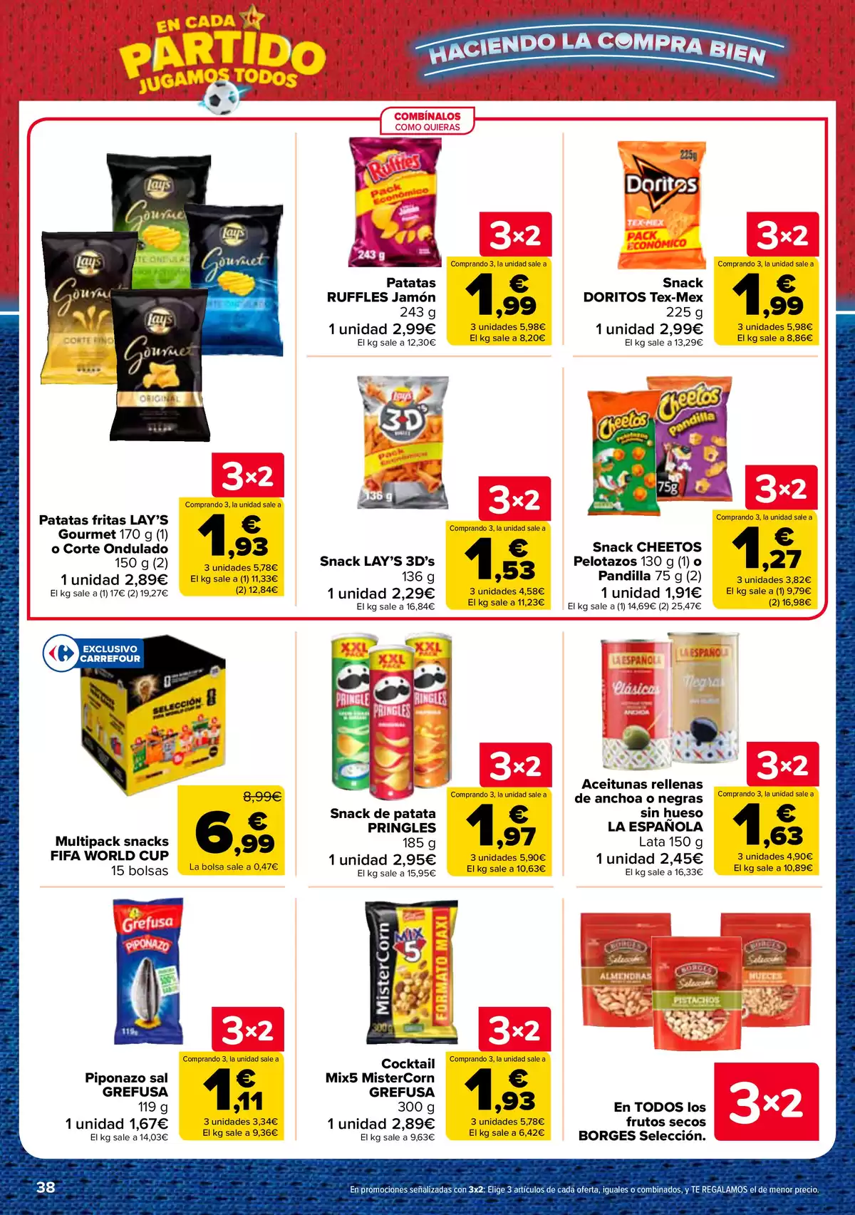 Carrefour Spain offers from 25 June to 13 July 2026 3 for 2 on more than 5,000 products - Carrefour - Spain - 25 June 2026 – 13 July 2026 - Page 38