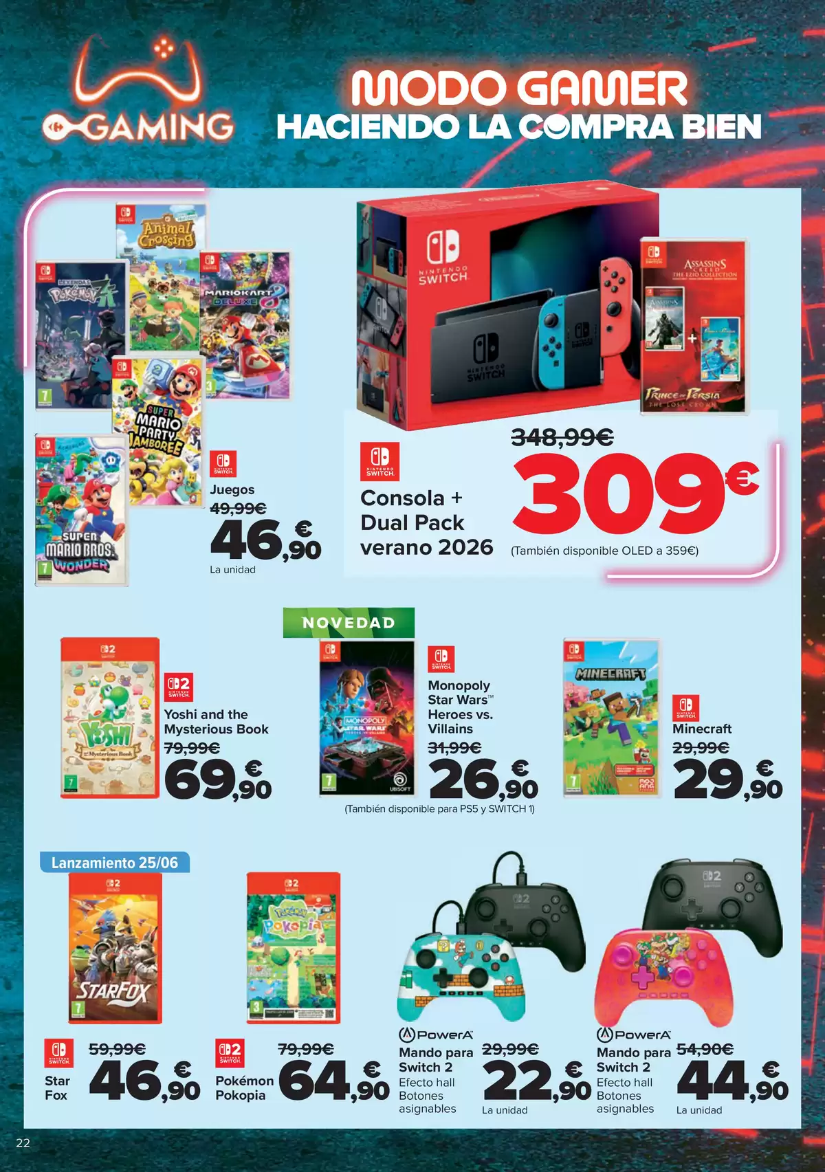 Carrefour Spain offers from 22 June to 20 July 2026 HOLIDAY ENTITLEMENT - Carrefour - Spain - 22 June 2026 – 20 July 2026 - Page 22