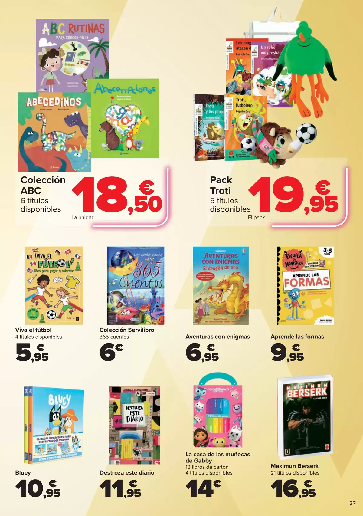 Carrefour Spain offers from 22 June to 20 July 2026 HOLIDAY ENTITLEMENT - Carrefour - Spain - 22 June 2026 – 20 July 2026 - Page 27