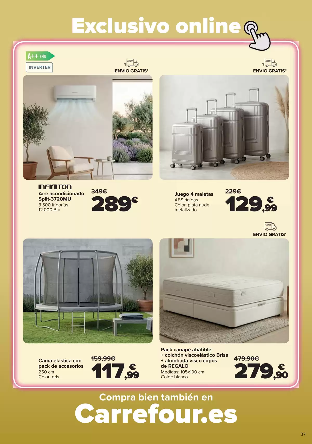 Carrefour Spain offers from 22 June to 20 July 2026 HOLIDAY ENTITLEMENT - Carrefour - Spain - 22 June 2026 – 20 July 2026 - Page 37