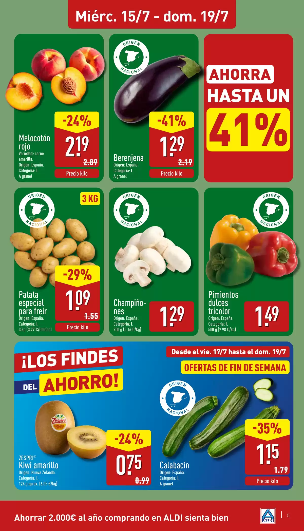 ALDI Spain offers from 15 to 19 July 2026 We’re Open - ALDI - Spain - 15 July 2026 – 19 July 2026 - Page 5