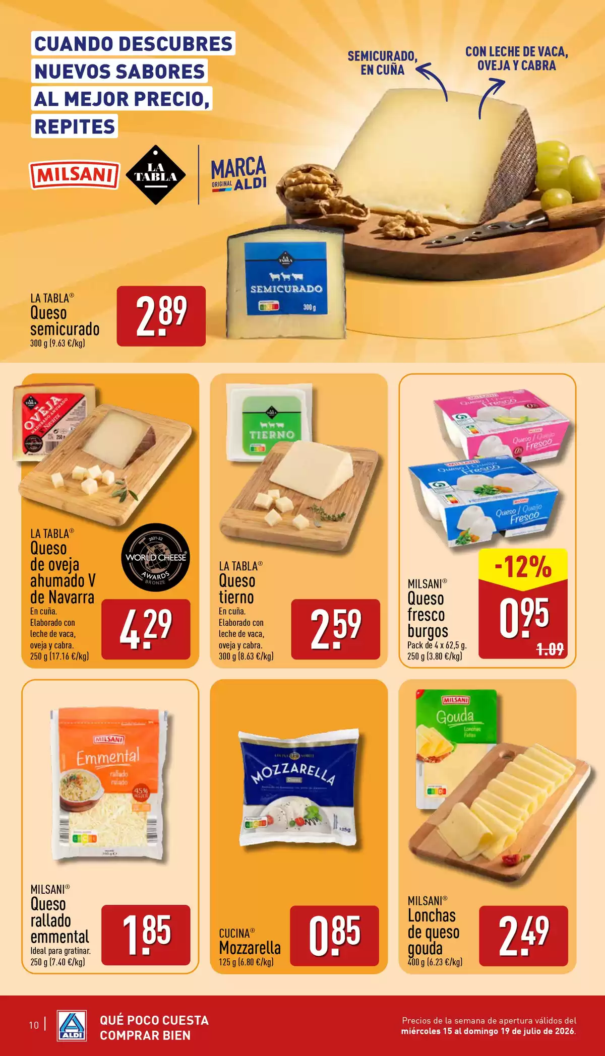 ALDI Spain offers from 15 to 19 July 2026 We’re Open - ALDI - Spain - 15 July 2026 – 19 July 2026 - Page 10
