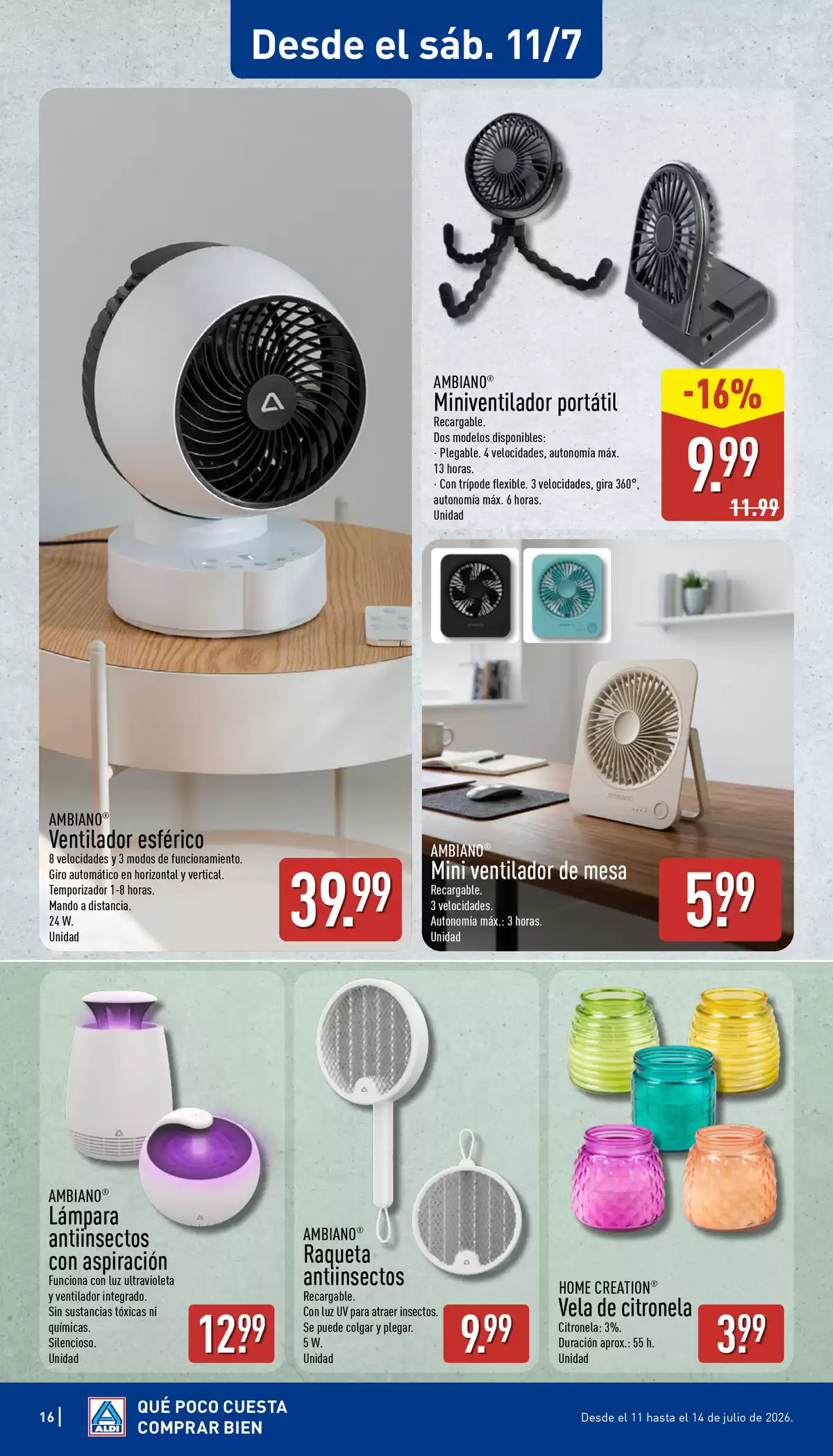 ALDI Spain offers from 6 to 12 July 2026 How little it costs to buy well! - ALDI - Spain - 6 July 2026 – 12 July 2026 - Page 16