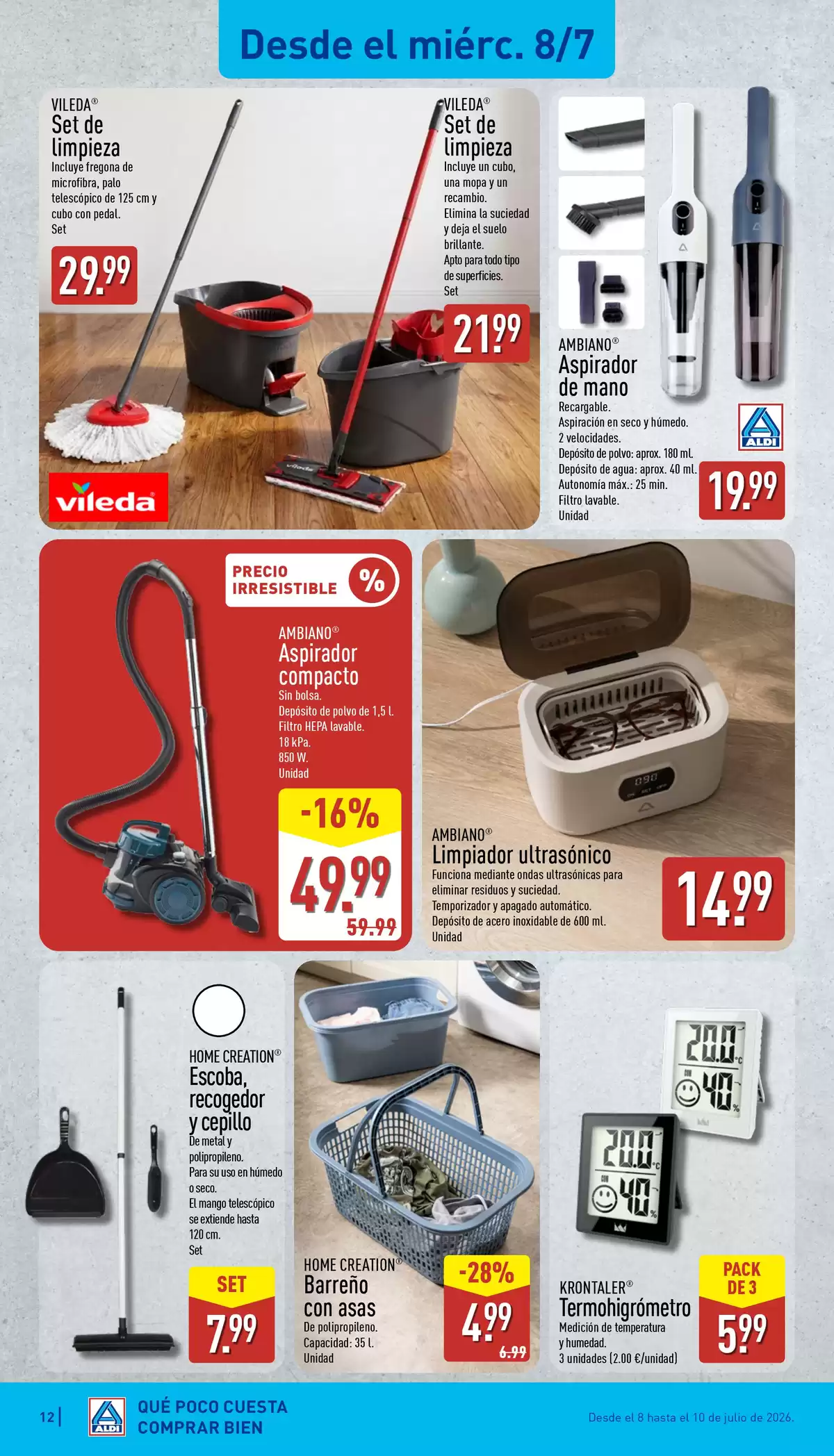ALDI Spain offers from 6 to 12 July 2026 How little it costs to buy well! - ALDI - Spain - 6 July 2026 – 12 July 2026 - Page 12