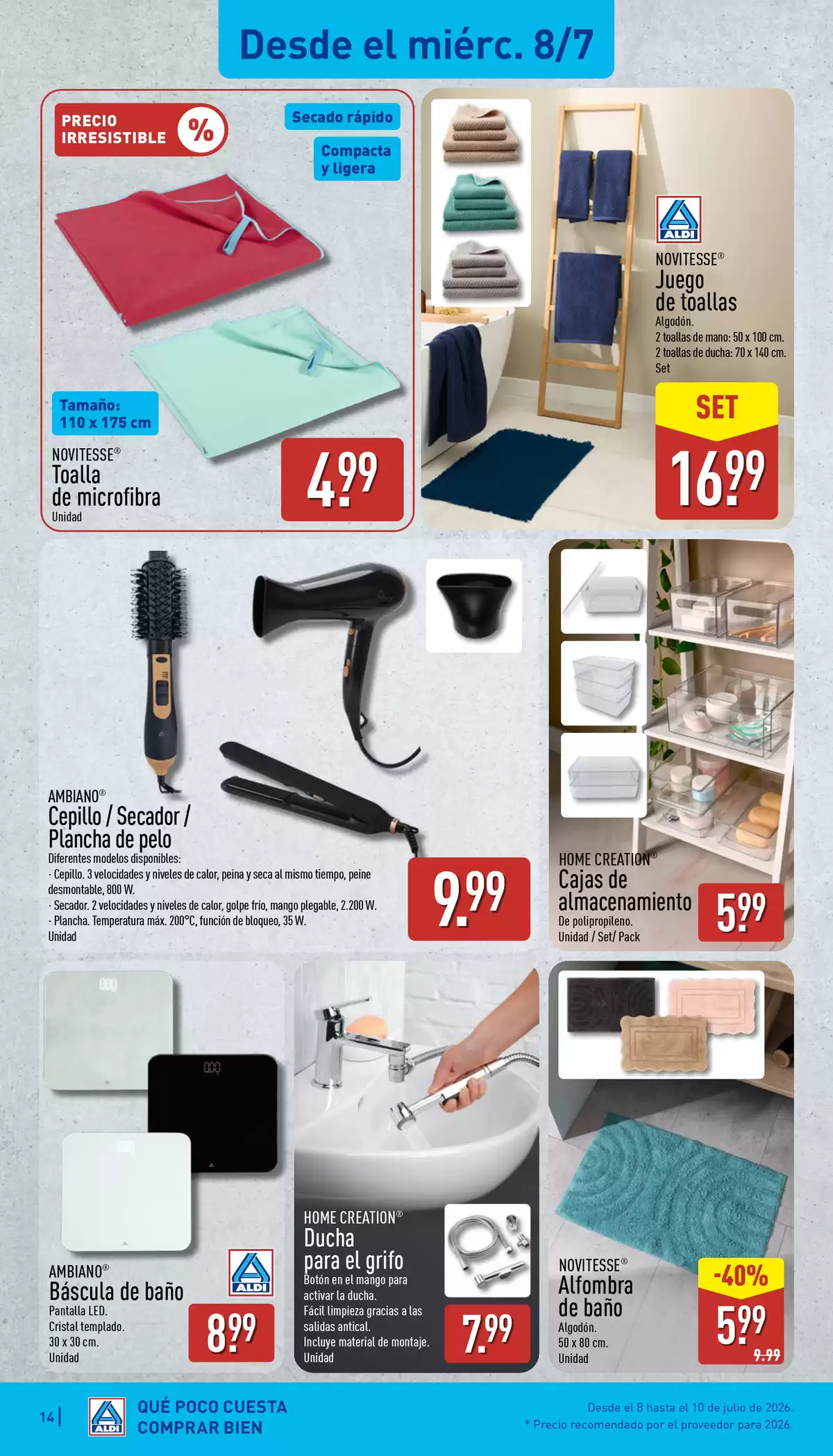ALDI Spain offers from 6 to 12 July 2026 How little it costs to buy well! - ALDI - Spain - 6 July 2026 – 12 July 2026 - Page 14
