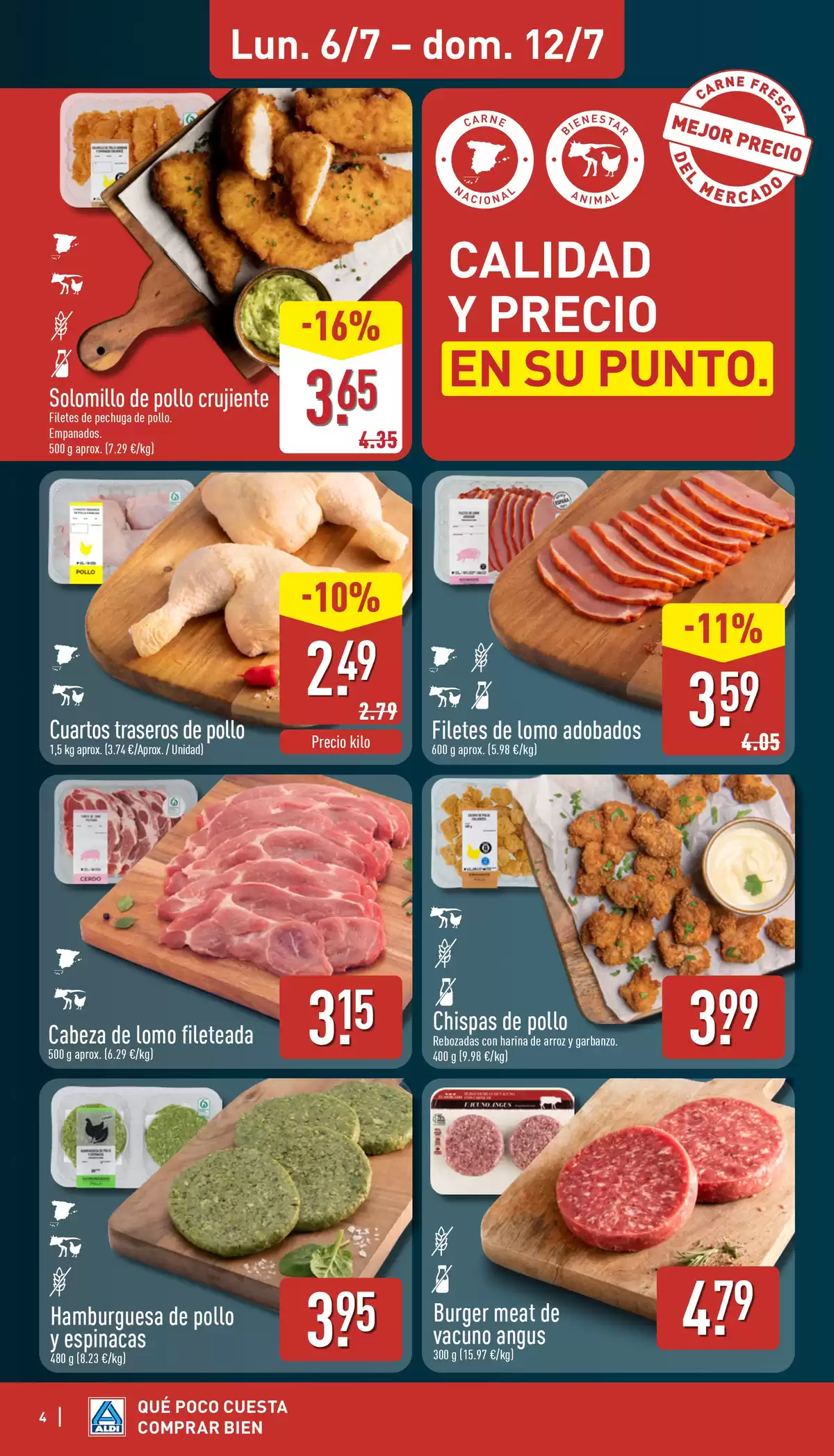 ALDI Spain offers from 6 to 12 July 2026 How little it costs to buy well! - ALDI - Spain - 6 July 2026 – 12 July 2026 - Page 4