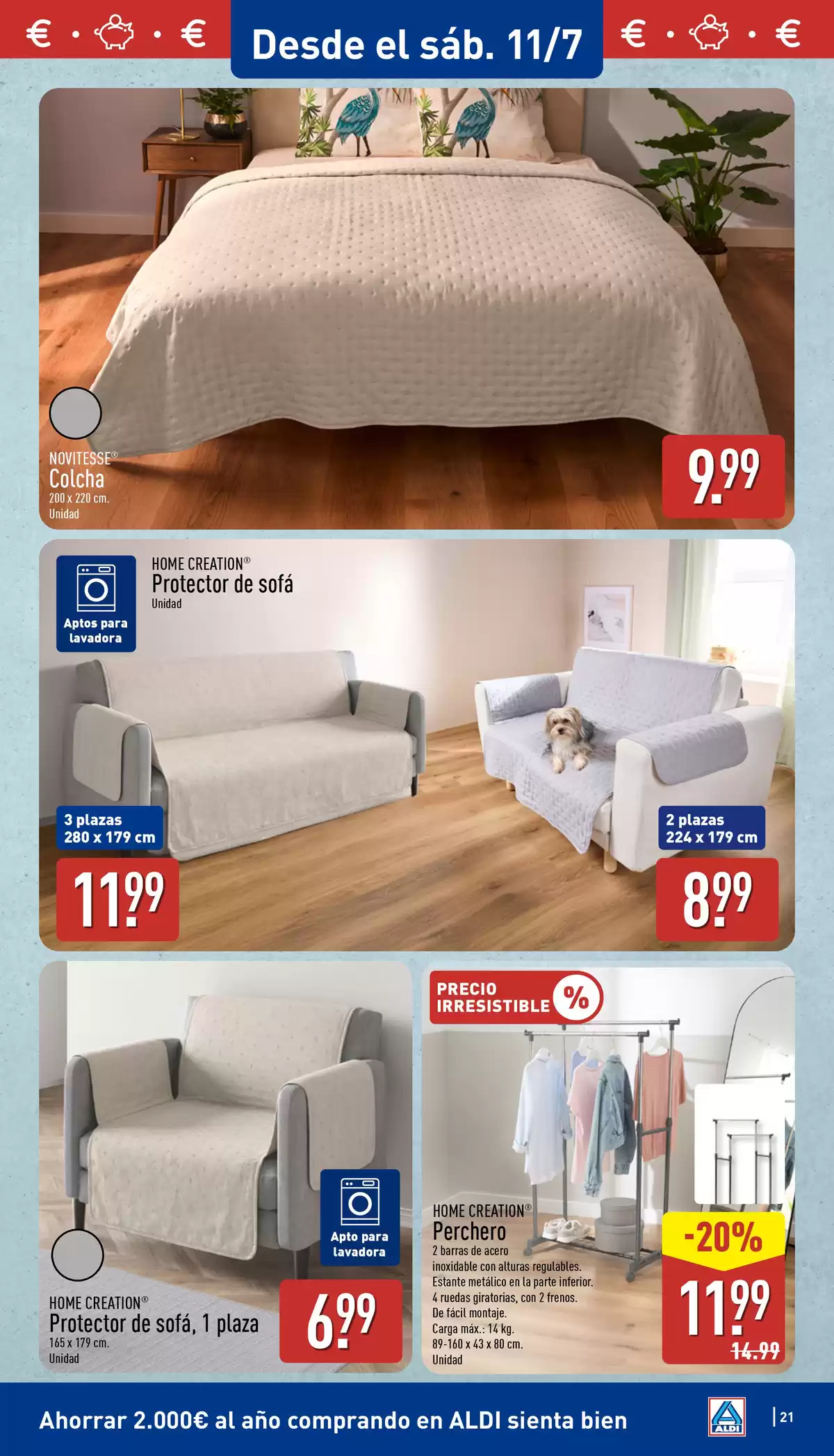 ALDI Spain offers from 6 to 12 July 2026 How little it costs to buy well! - ALDI - Spain - 6 July 2026 – 12 July 2026 - Page 21