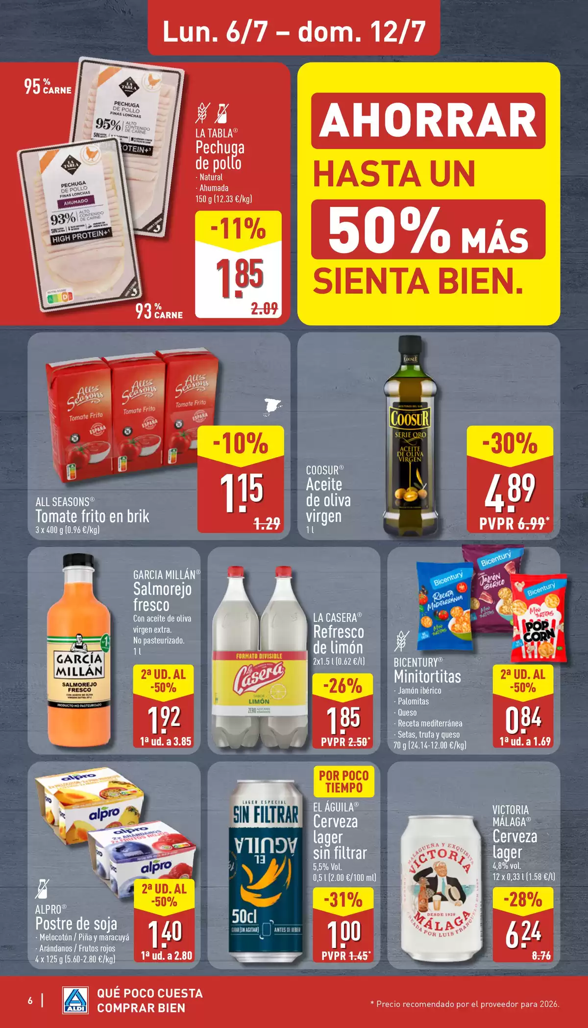 ALDI Spain offers from 6 to 12 July 2026 How little it costs to buy well! - ALDI - Spain - 6 July 2026 – 12 July 2026 - Page 6