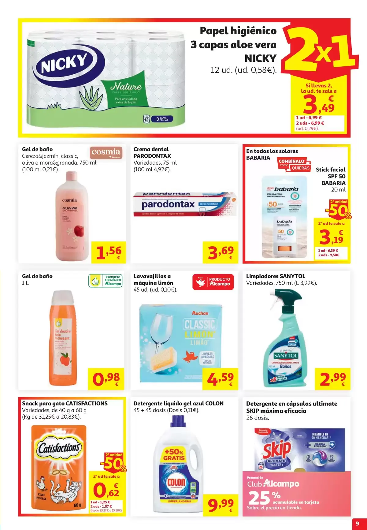 Alcampo Spain offers from 30 June to 14 July 2026 Win-win for you - Alcampo - Spain - 30 June 2026 – 14 July 2026 - Page 9
