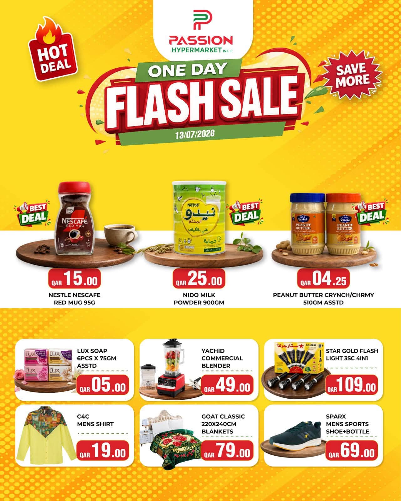 Ofertas de Hipermercado Passion Katar lunes 13 julio 2026 venta flash - Página 1