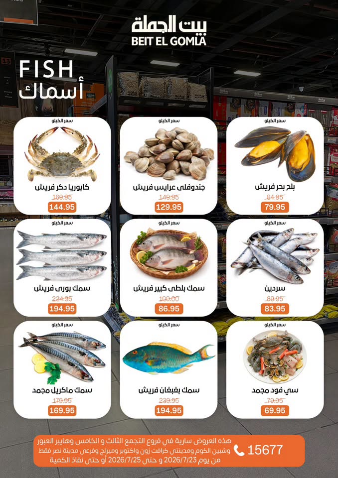 عروض بيت الجملة من ٢٣ حتى ٢٥ يوليو ٢٠٢٦ عروض الويك اند - بيت الجملة - مصر - 23 يوليو 2026 – 25 يوليو 2026 - صفحة 10