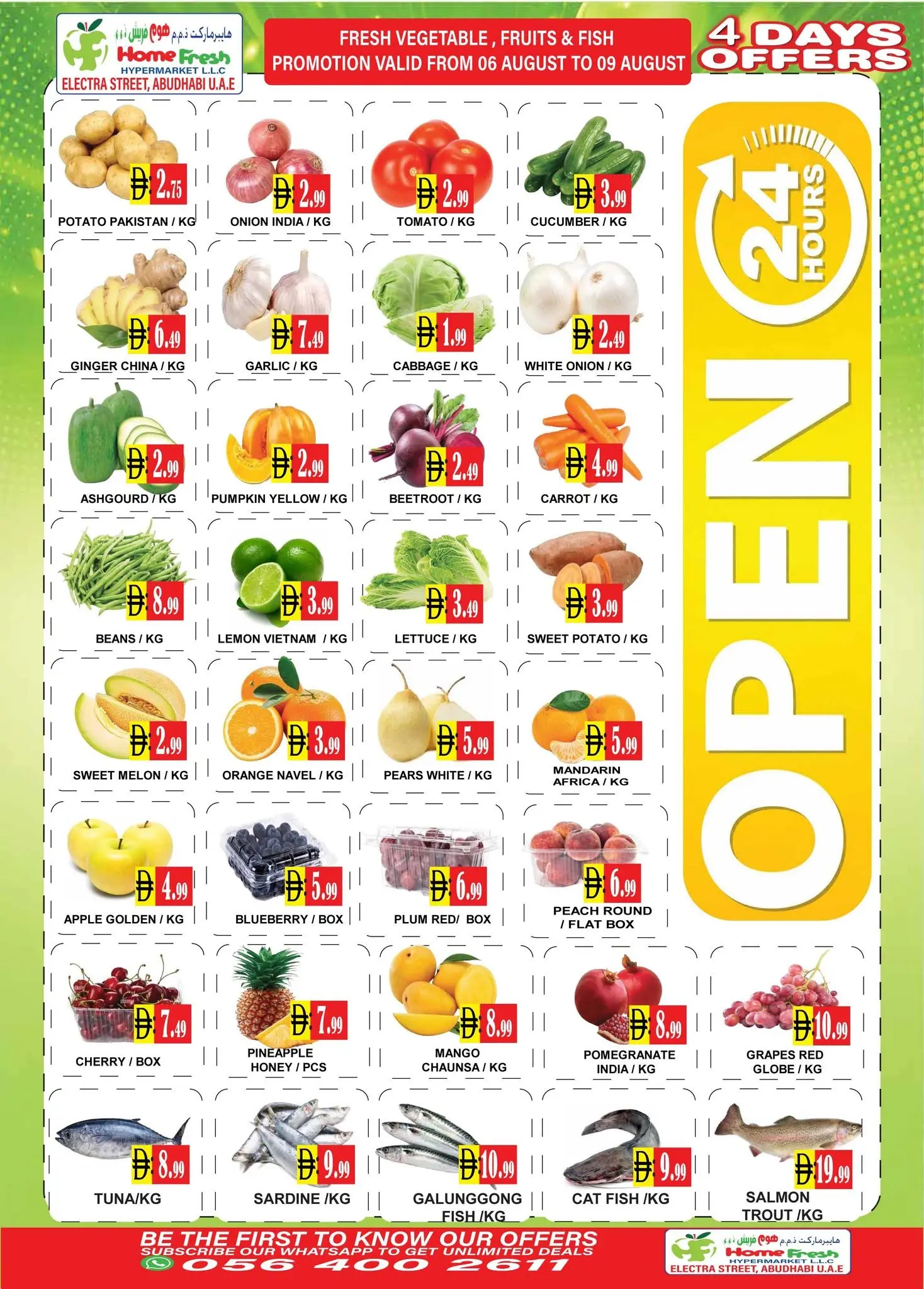 Home Fresh supermarket offers in Abu Dhabi from 6 to 12 August 2026 Weekend Deals - Home Fresh supermarket - UAE - 6 August 2026 – 12 August 2026 - Page 4