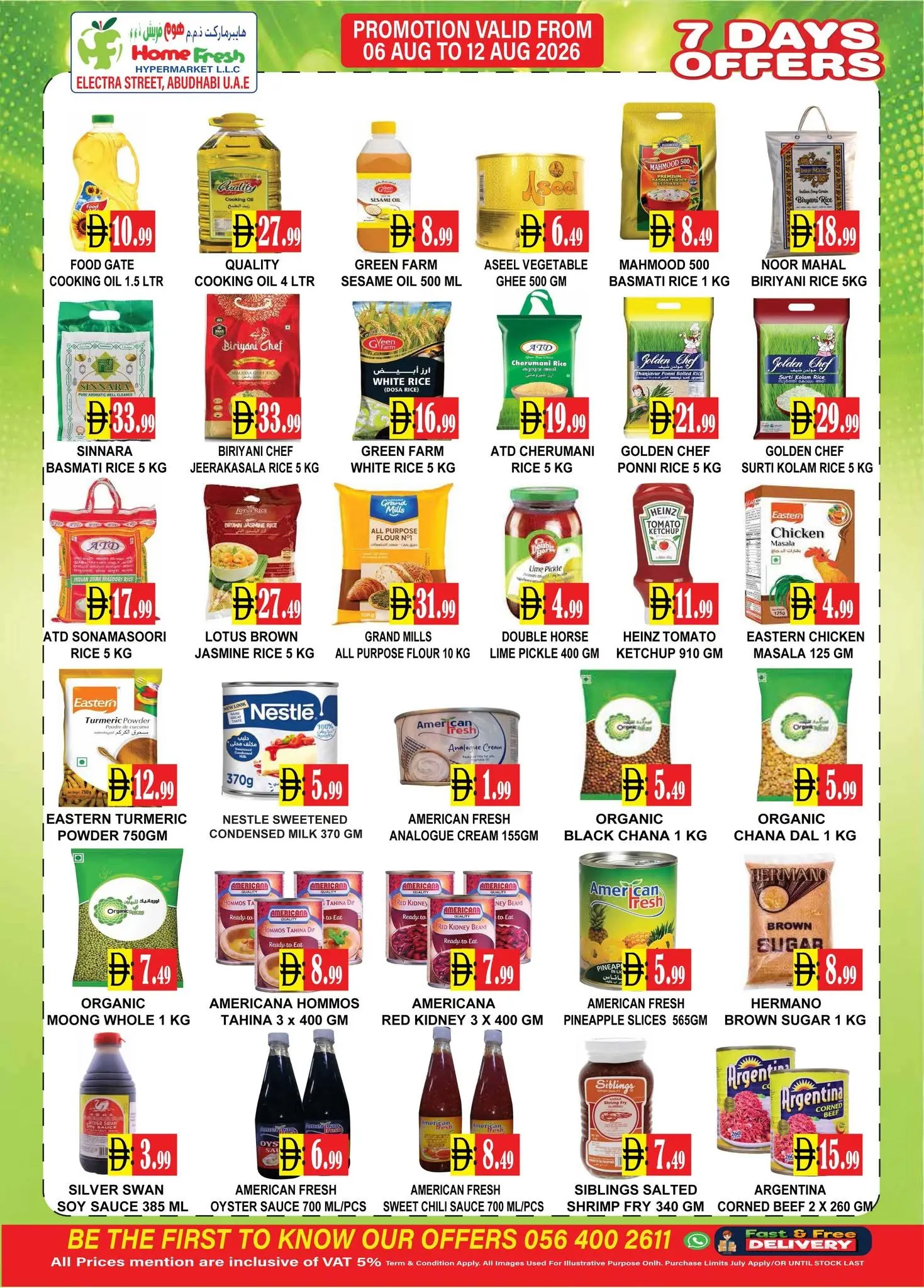 Home Fresh supermarket offers in Abu Dhabi from 6 to 12 August 2026 Weekend Deals - Home Fresh supermarket - UAE - 6 August 2026 – 12 August 2026 - Page 2