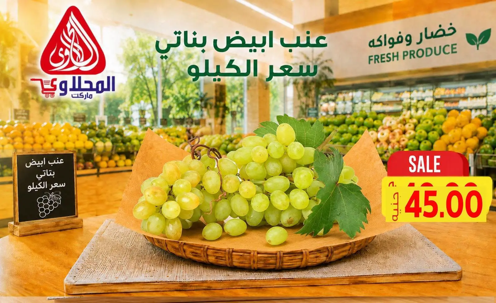 عروض المحلاوى ماركت من ٦ حتى ٨ أغسطس ٢٠٢٦ عروض الخضار والفواكه - المحلاوى ماركت - مصر - 6 اغسطس 2026 – 8 اغسطس 2026 - صفحة 9