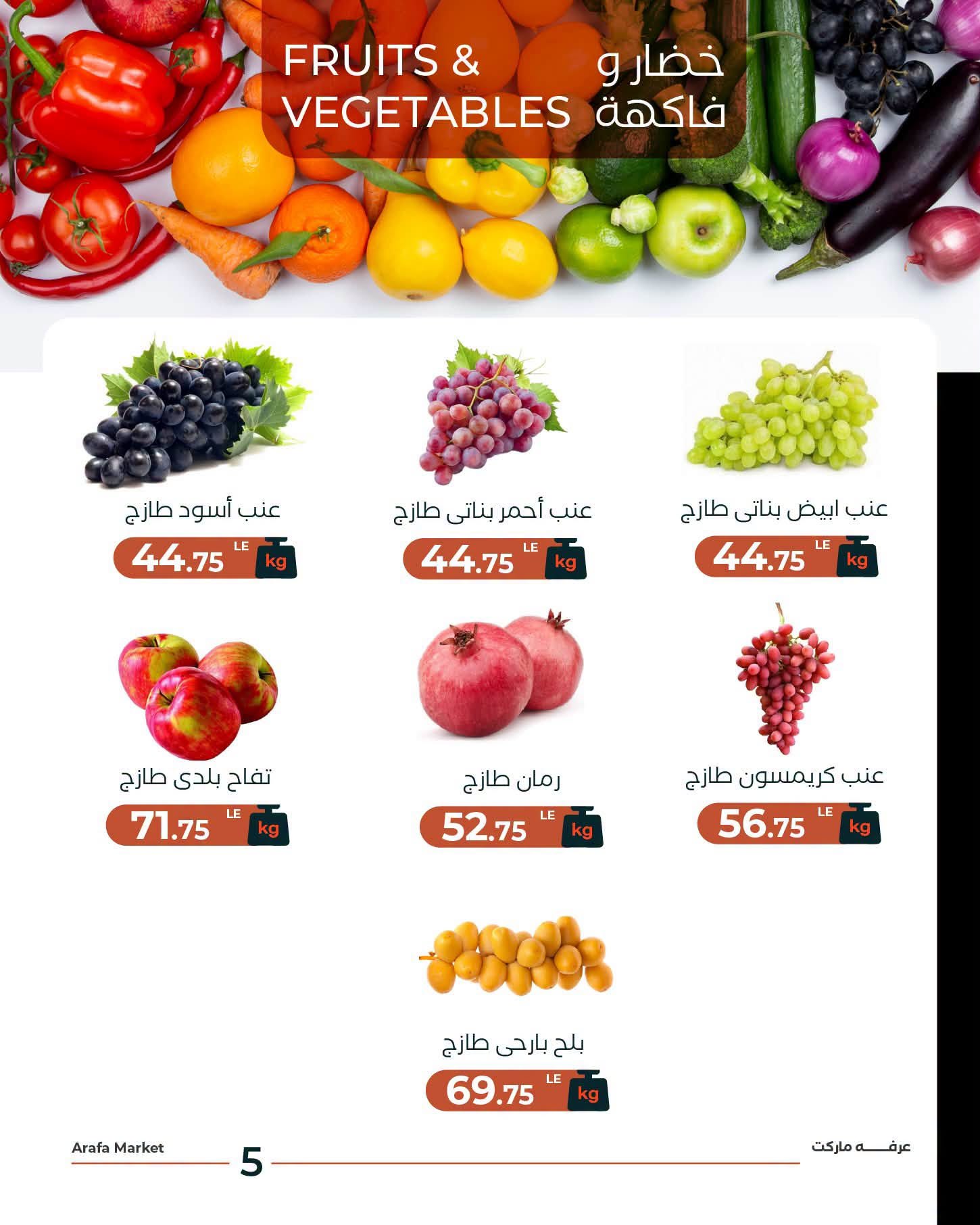 Ofertas de Mercado de Arafa Fayoum martes 11 agosto 2026 Oferta de frutas y verduras - Mercado de Arafa - Egipto - 11 agosto 2026 – 11 agosto 2026 - Página 7
