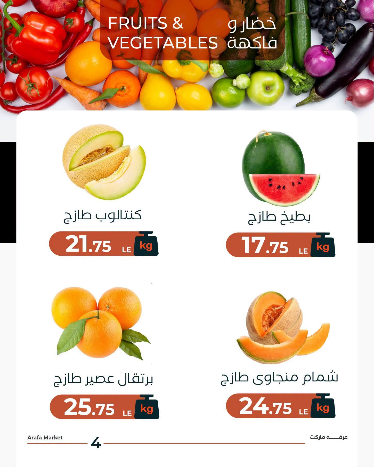 Ofertas de Mercado de Arafa Fayoum martes 11 agosto 2026 Oferta de frutas y verduras - Mercado de Arafa - Egipto - 11 agosto 2026 – 11 agosto 2026 - Página 6