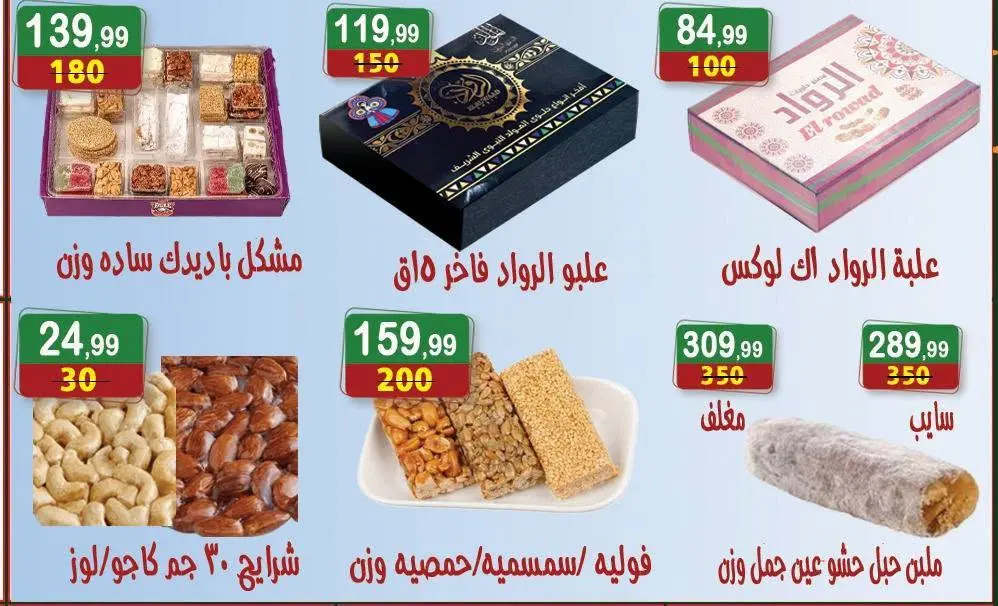 عروض هايبر النسر مصر من ١٤ حتى ٢٧ أغسطس ٢٠٢٦ عروض المولد النبوي الشريف - هايبر النسر - مصر - 14 اغسطس 2026 – 27 اغسطس 2026 - صفحة 3