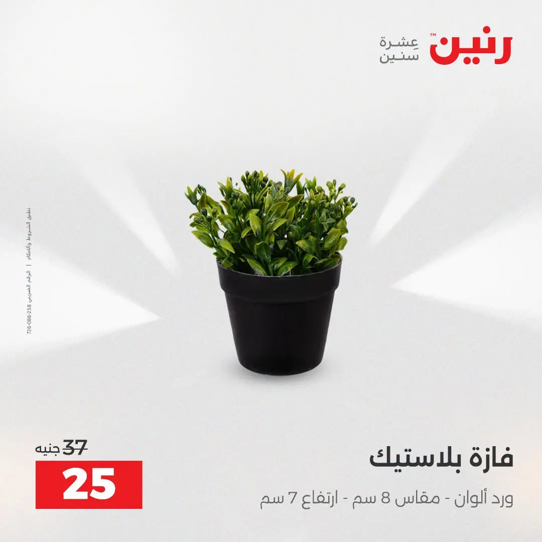 عروض رنين من ٢٥ حتى ٢٦ أغسطس ٢٠٢٦ عروض هدايا وديكورات - رنين - مصر - 25 اغسطس 2026 – 26 اغسطس 2026 - صفحة 35