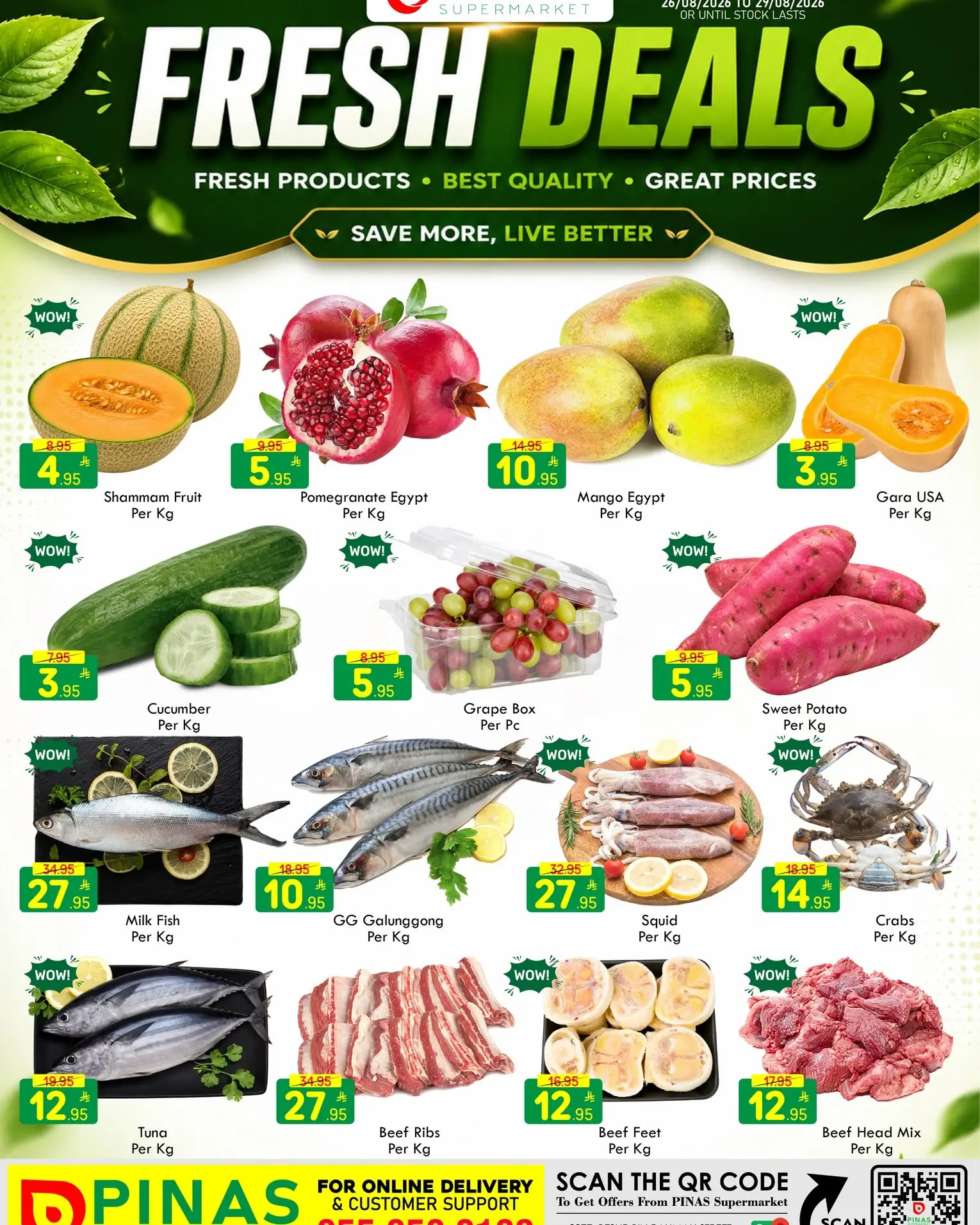 Pinas Supermarket offers in Albtha from 12 to 18 Rabiʻ I 1448 AH (26 August – 1 September 2026) Shop Smart Deals - Pinas Supermarket - Saudi Arabia - 26 August 2026 – 1 September 2026 - Page 2
