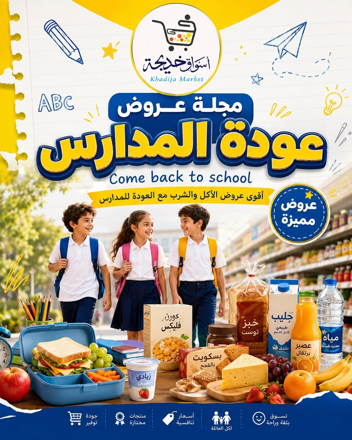 Aswaq Khadija offers from 3 to 11 September 2026 Back to School Deals - Page 1
