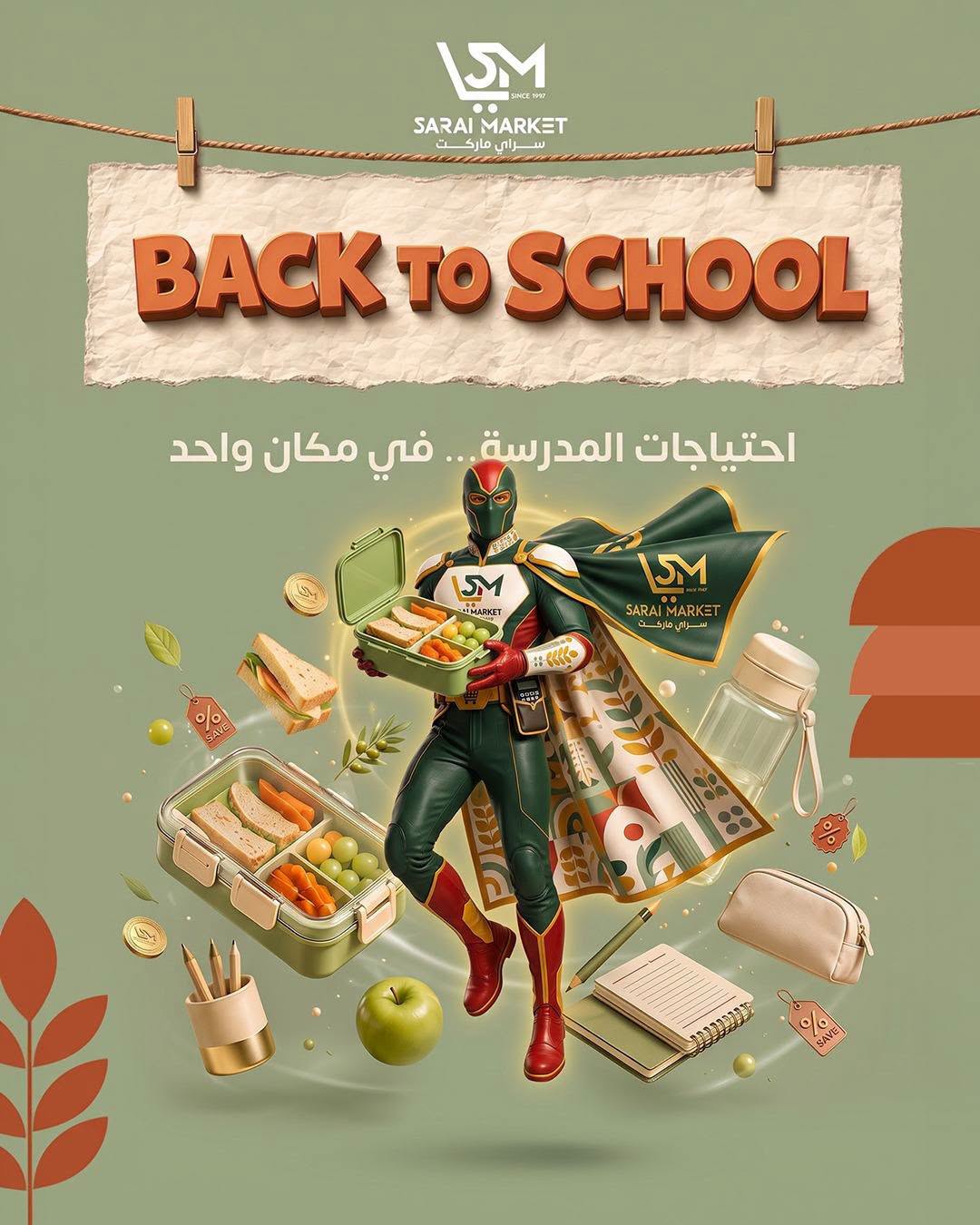 Sarai Market Egypt offers from 6 to 12 September 2026 Back to School Deals - Page 1
