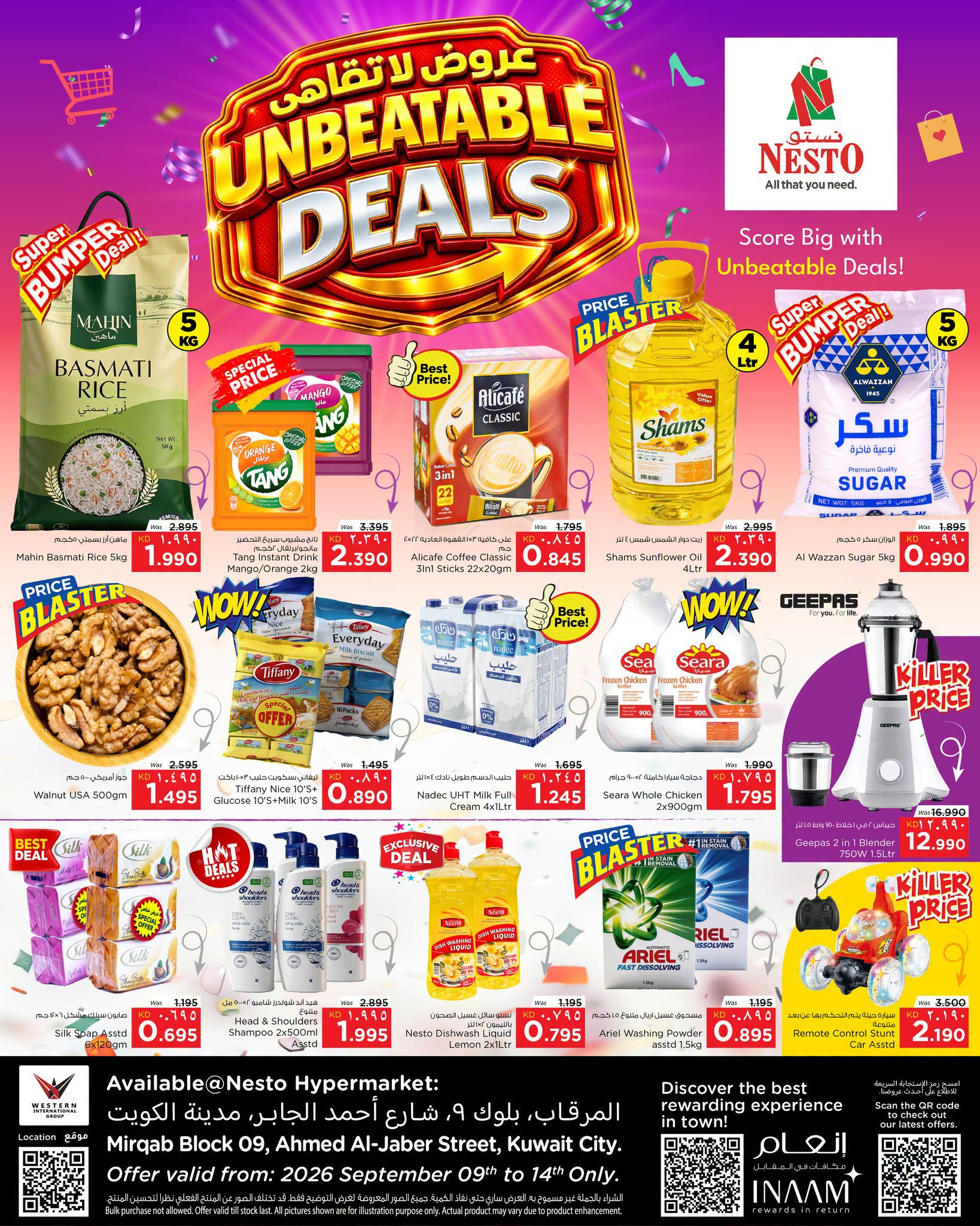 Offres Nesto Hypermarchés Almrqab de 9 à 14 septembre 2026 Offres imbattables - Page 1