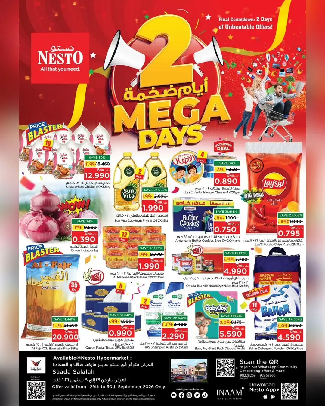 Nesto offers in Salalah from 29 to 30 September 2026 2 Mega Days - Page 1