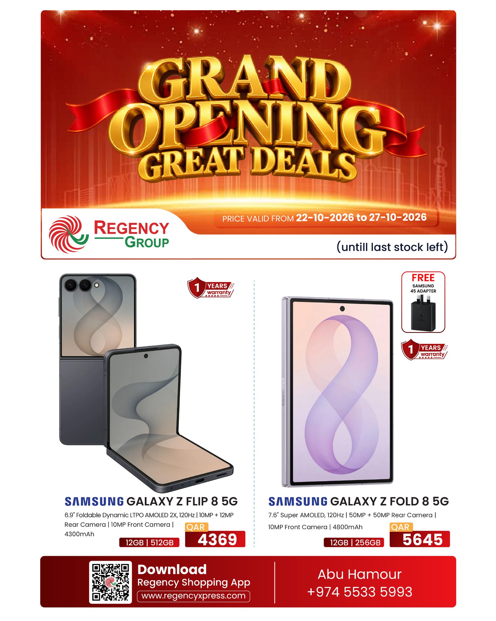 Regency Shopping Complex Qatar offers from 22 to 27 October 2026 Grand Opening Offers - Page 1